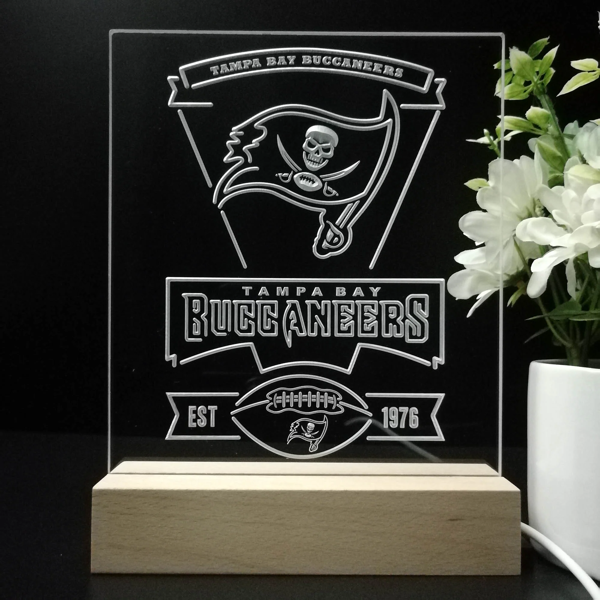 Tampa Bay Buccaneers Neon Sign Pub Bar Lamp - Image 8