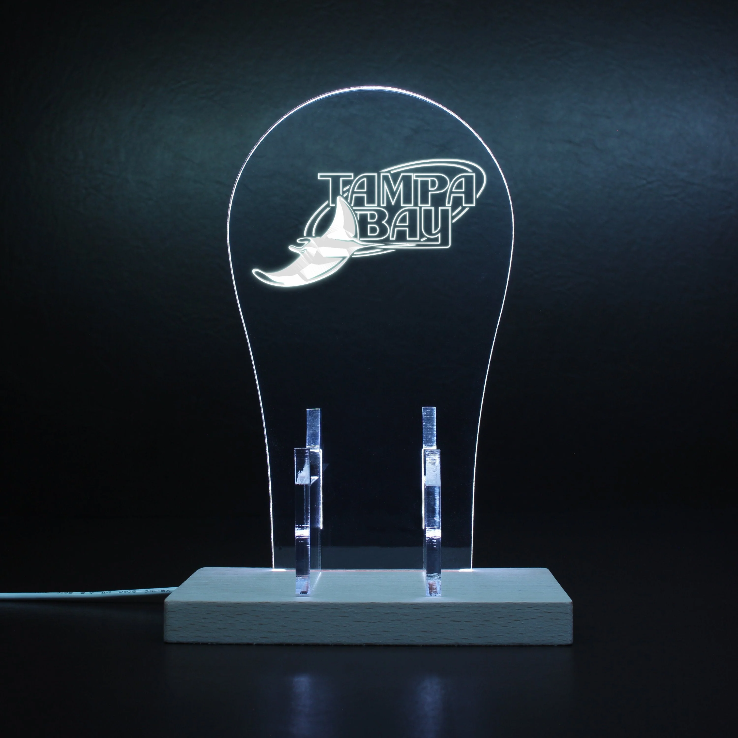 Tampa Bay Rays LED Gaming Headset Controller Stand - Image 6