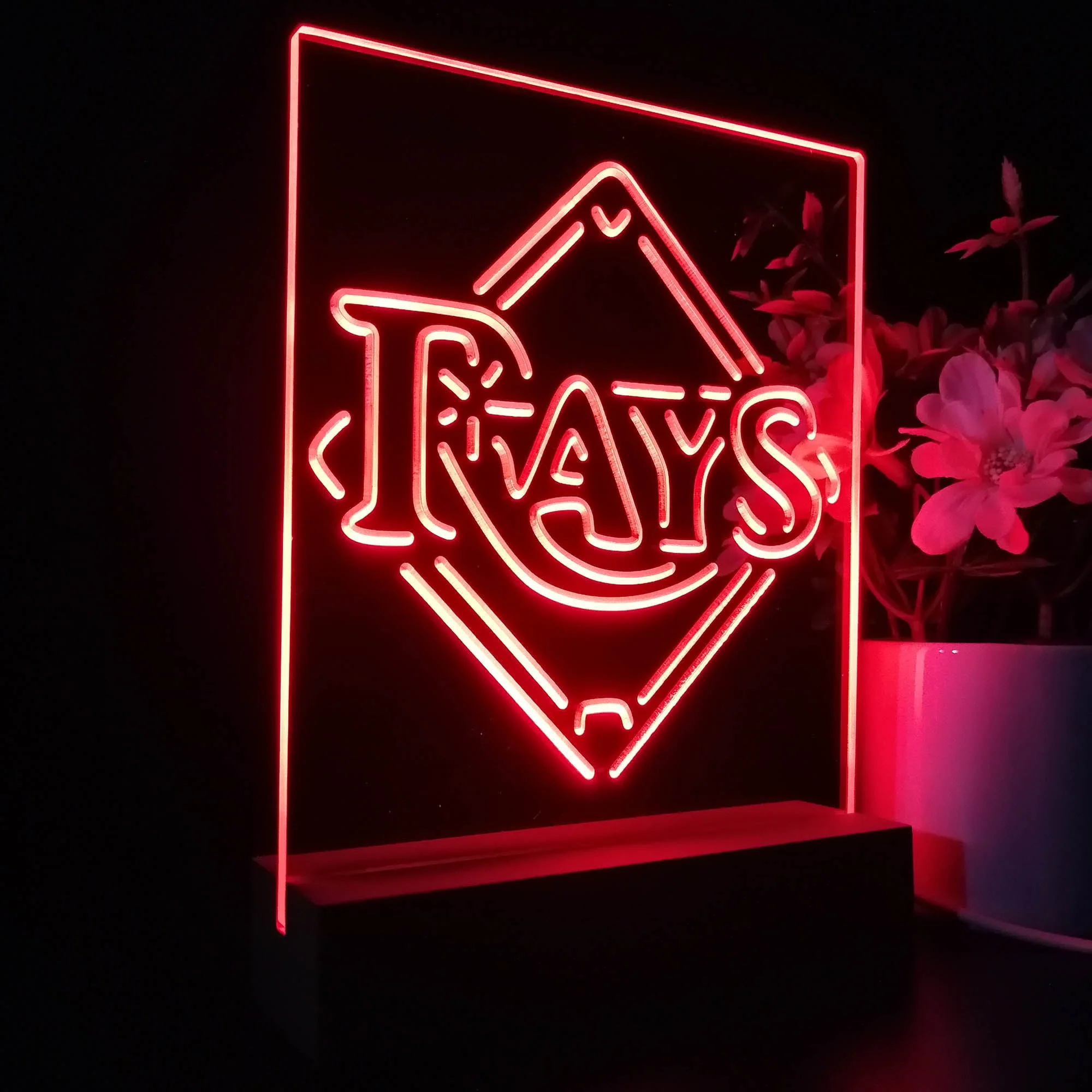 Tampa Bay Rays Neon Sign Table Top Lamp - Image 7