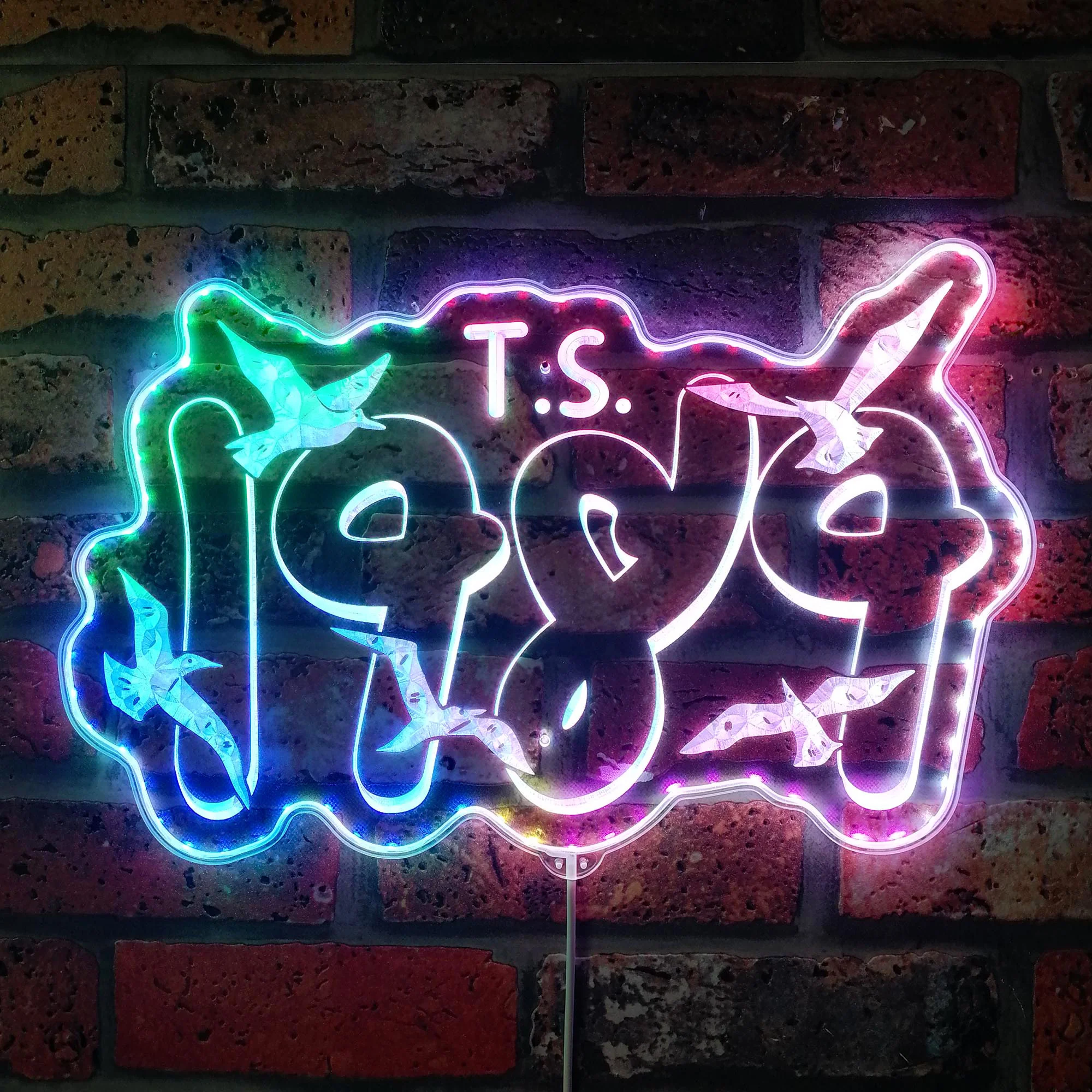 Taylor Swift 1989 Night Light Neon LED Sign with Dynamic RGB Colors