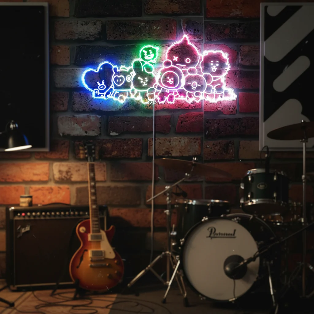 Taylor Swift 1989 Night Light Neon LED Sign with Dynamic RGB Colors - Image 9