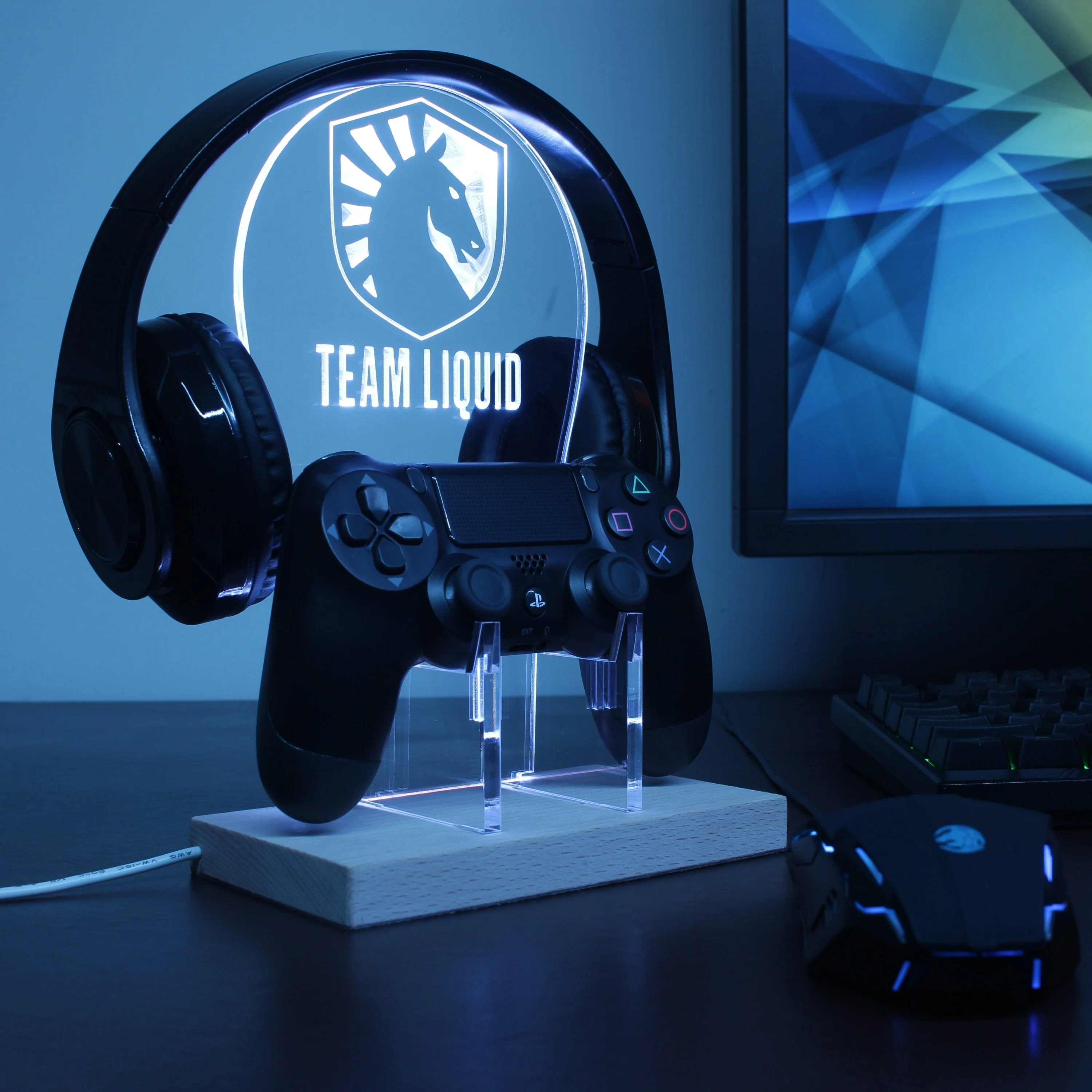 Team Liquid LED Gaming Headset Controller Stand - Image 4
