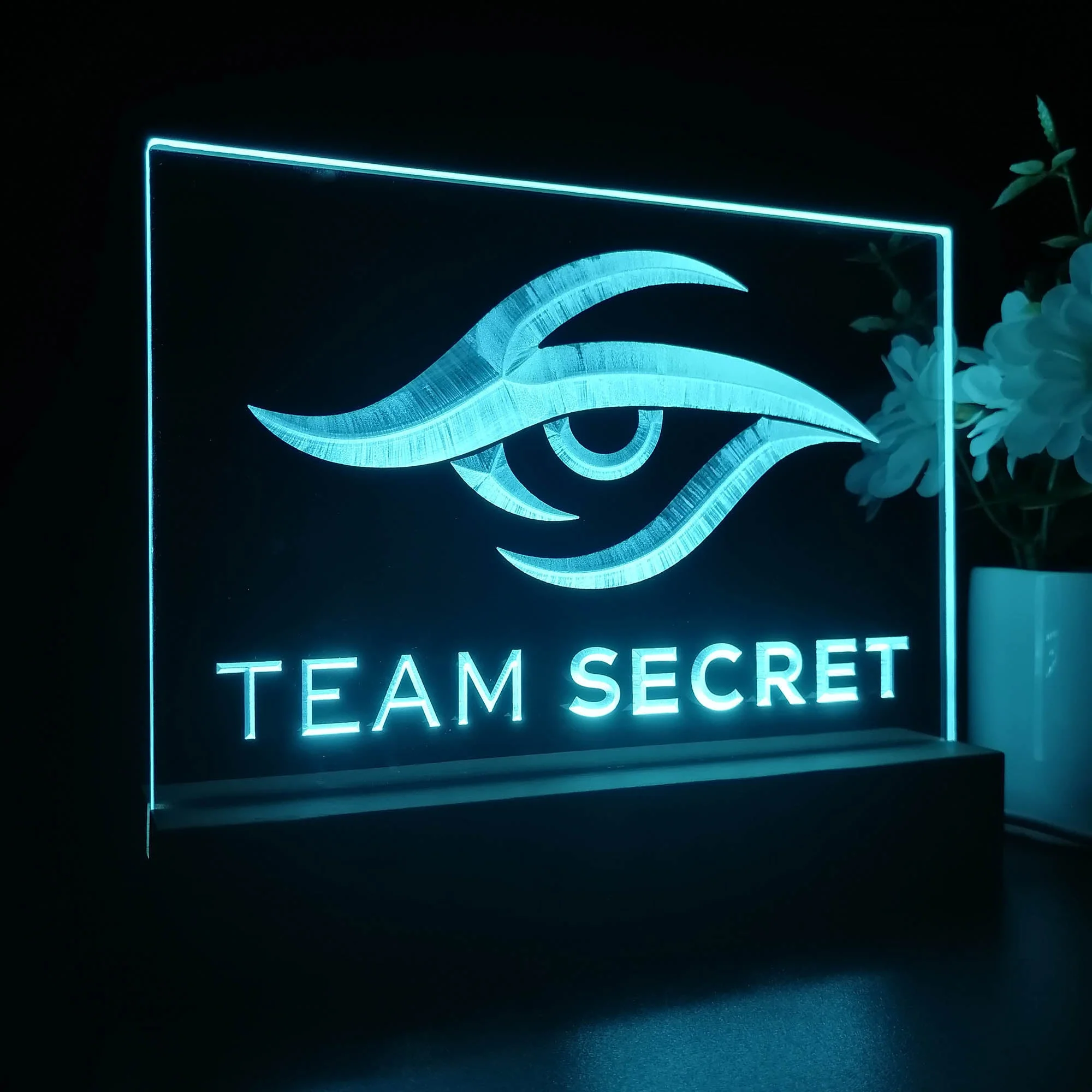Team Secret 3D Illusion Night Light Desk Lamp - Image 5