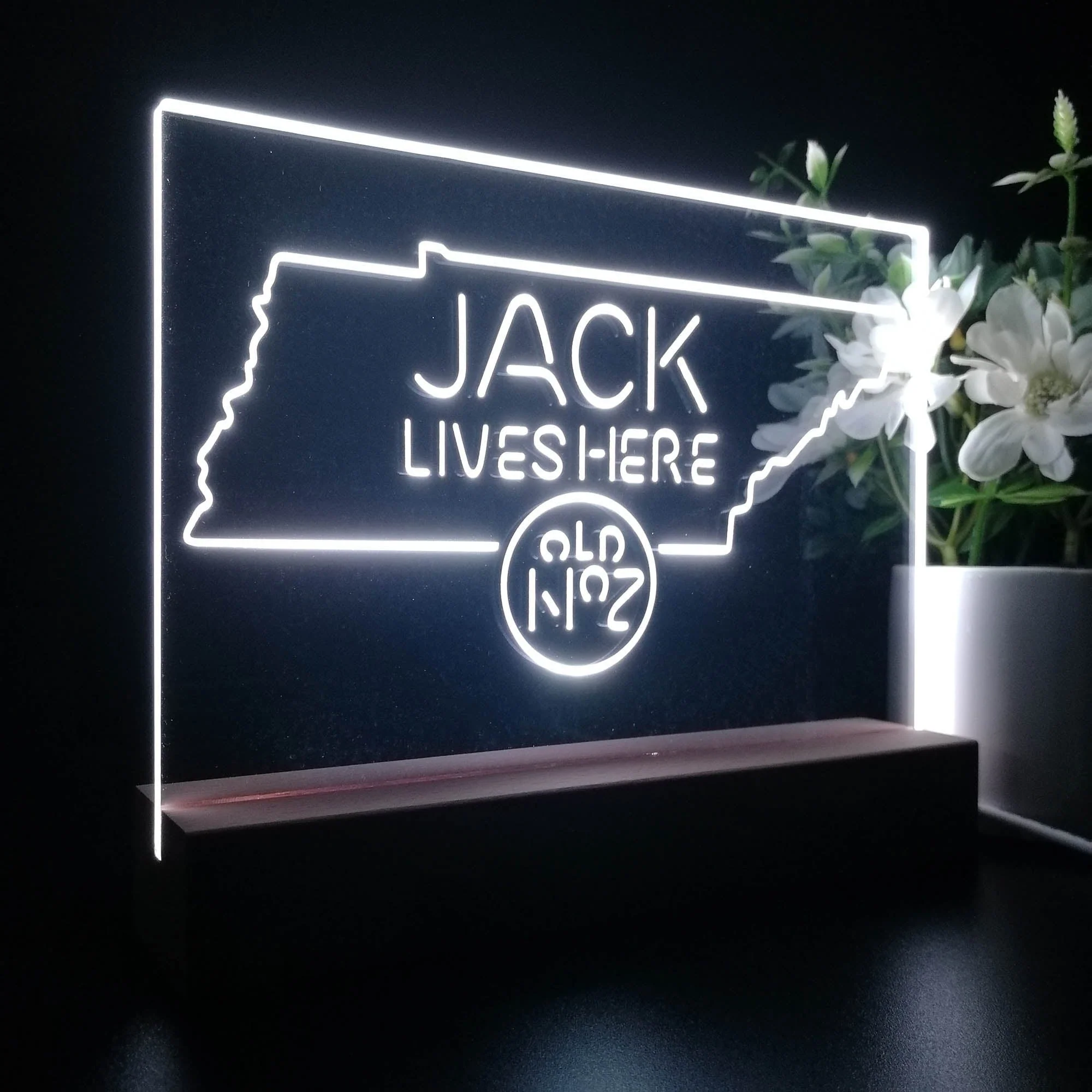 Tennessee Jack Lives Here Neon Sign Pub Bar Lamp - Image 7