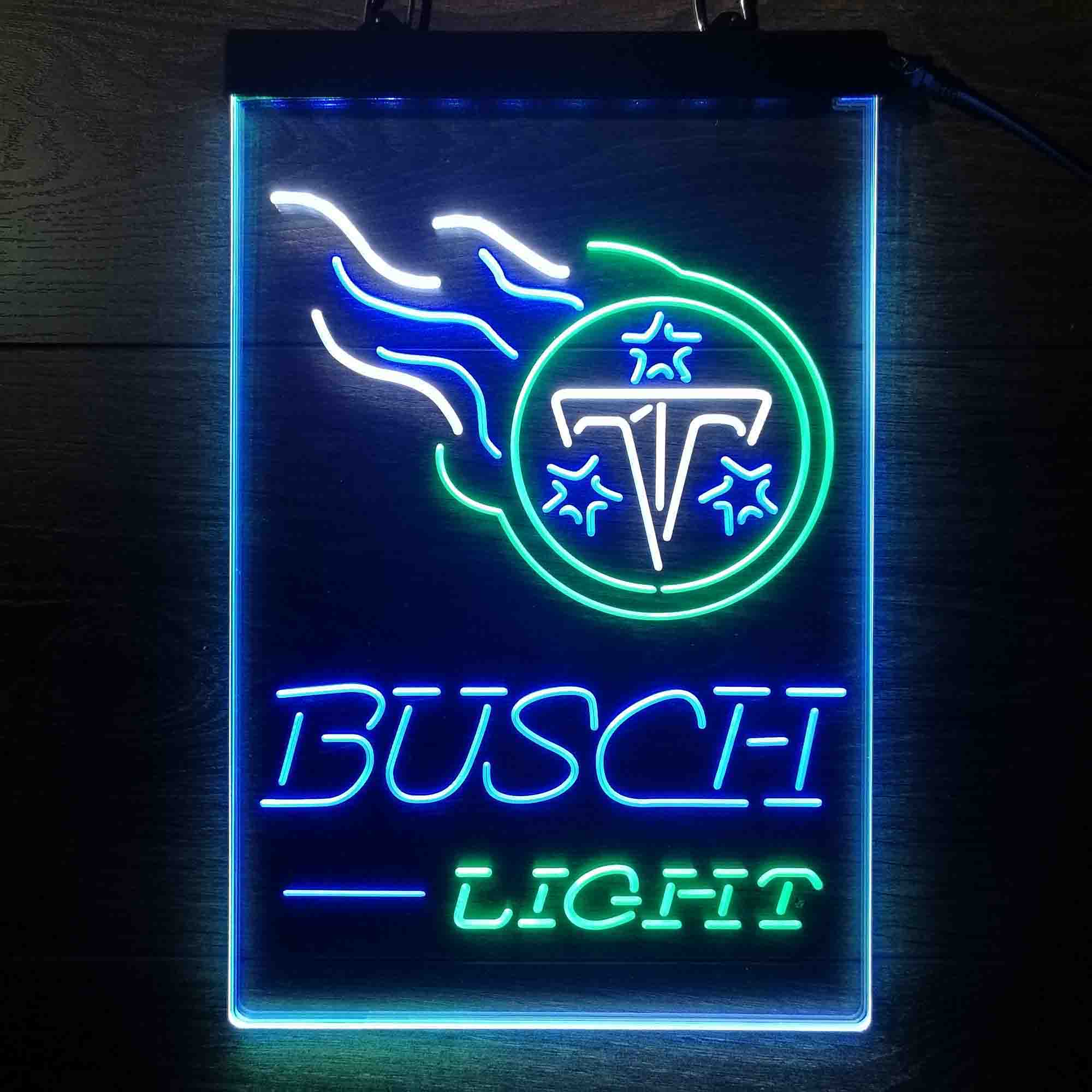Tennessee Titans Busch Neon LED Sign 3 Colors