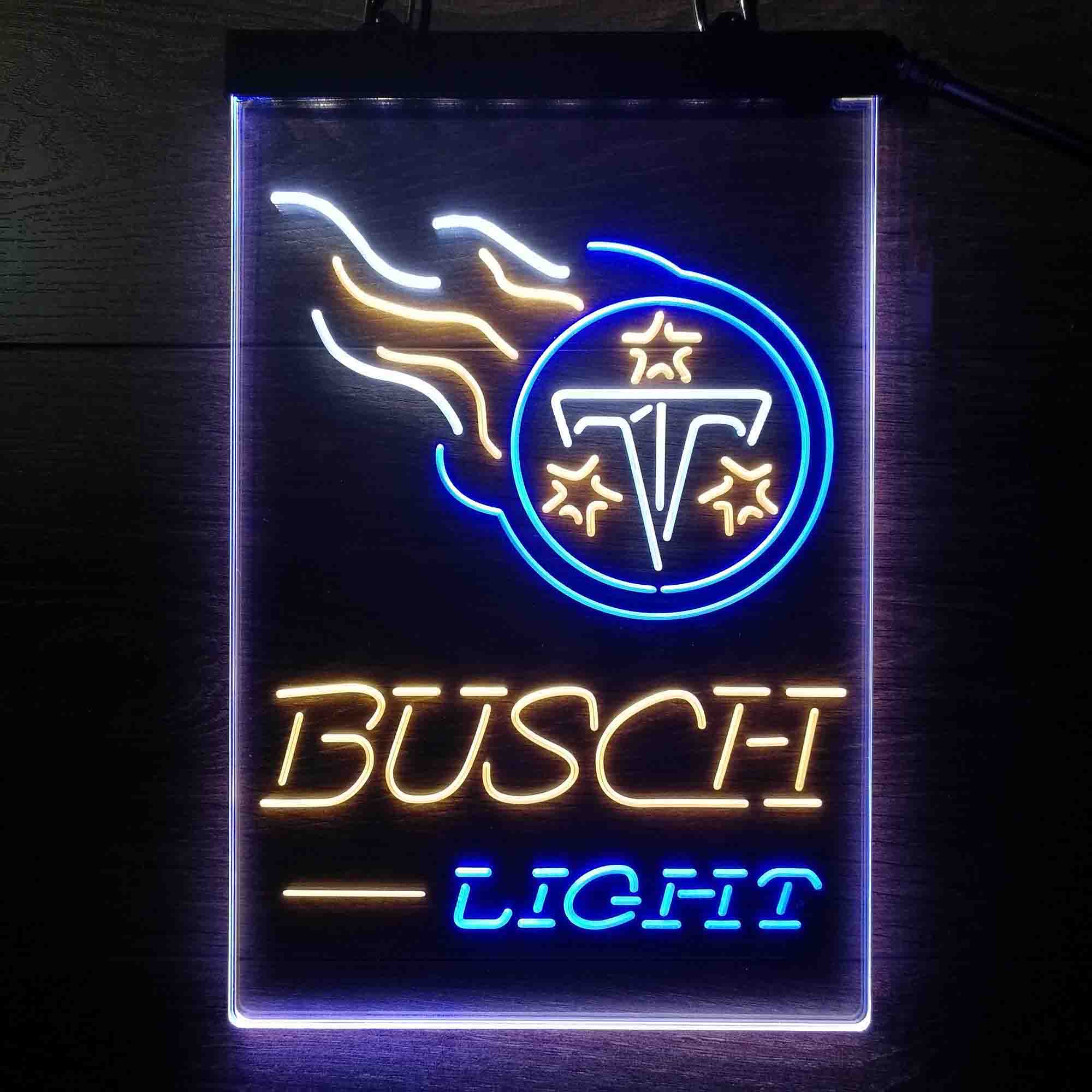 Tennessee Titans Busch Neon LED Sign 3 Colors - Image 9