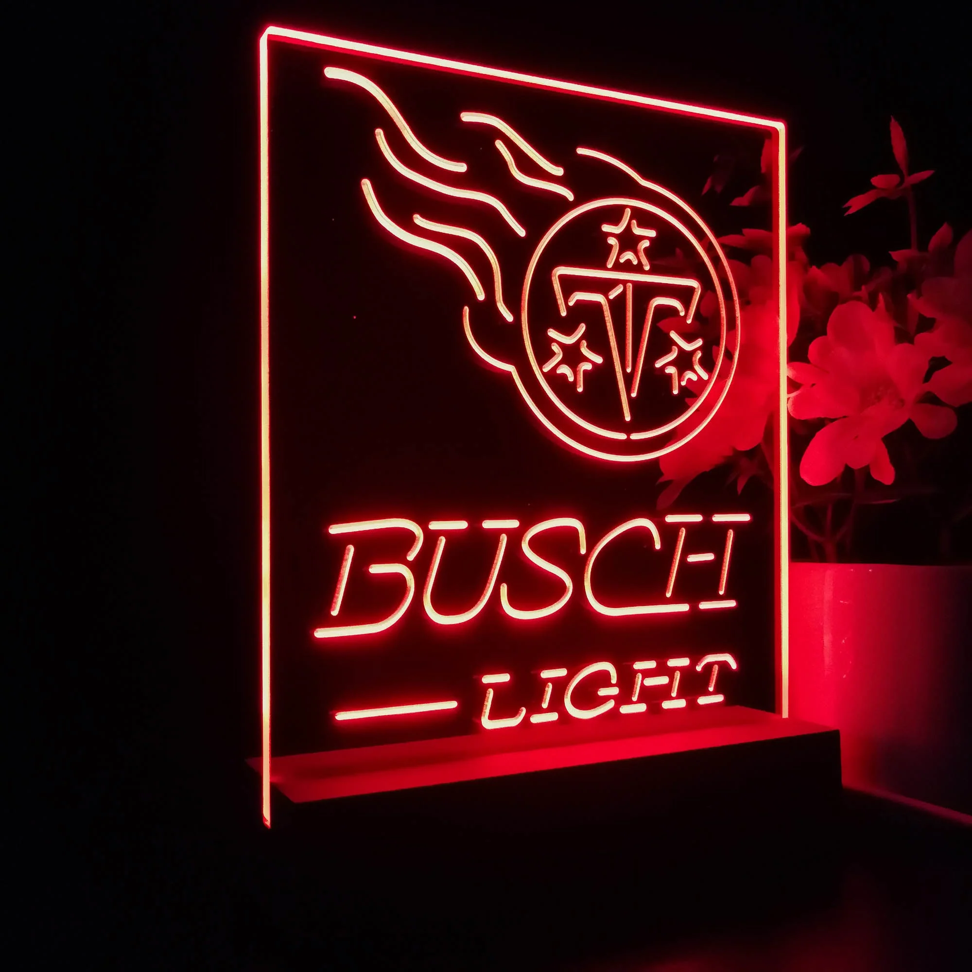 Tennessee Titans Busch Light Neon Sign Pub Bar Lamp - Image 5