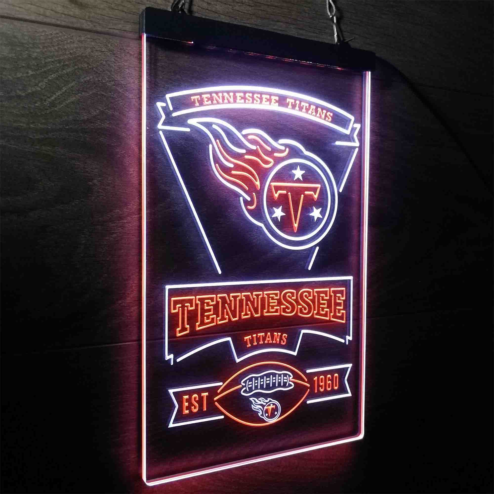 Tennessee Titans Est. 1960 Neon-Like LED Sign - Image 14