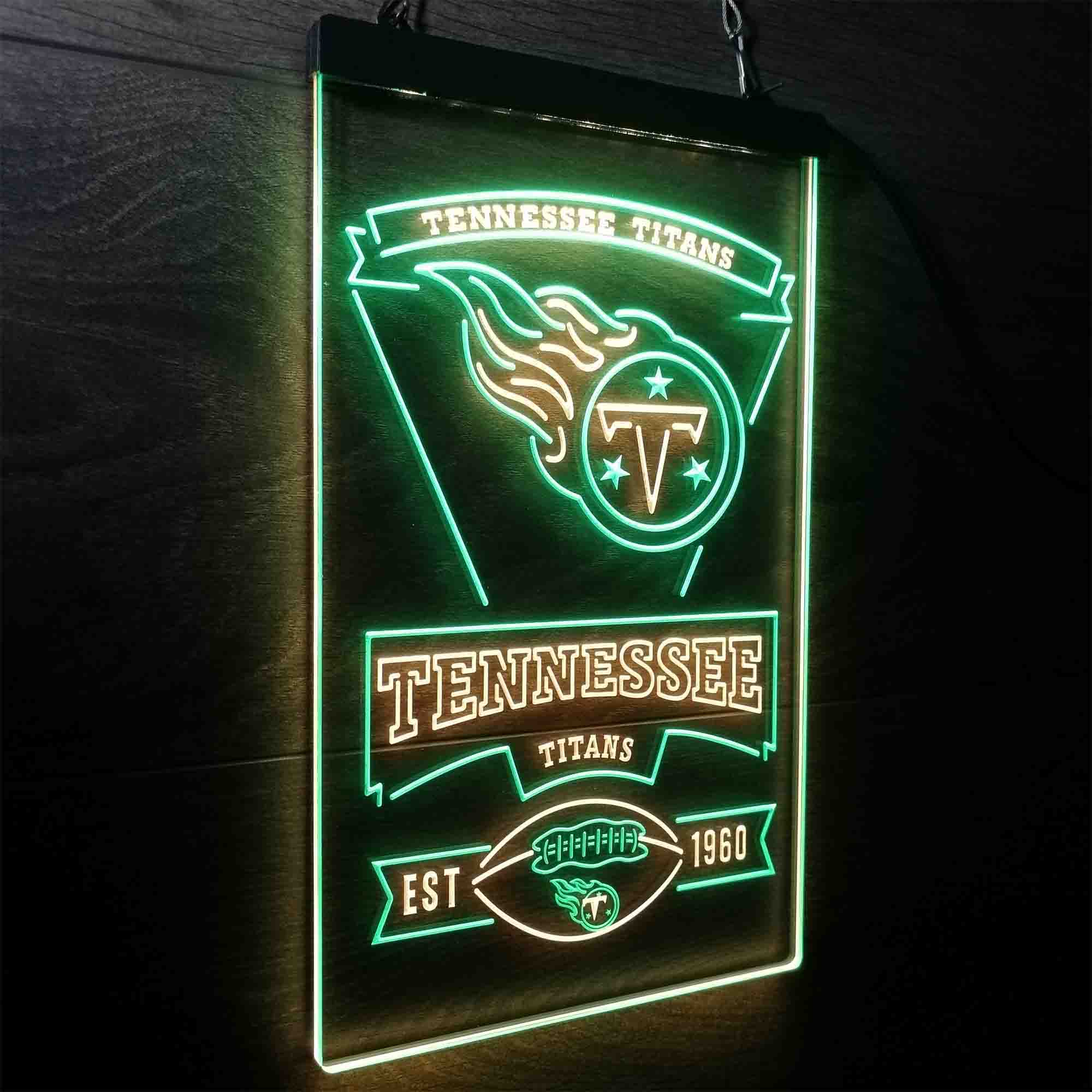 Tennessee Titans Est. 1960 Neon-Like LED Sign - Image 18