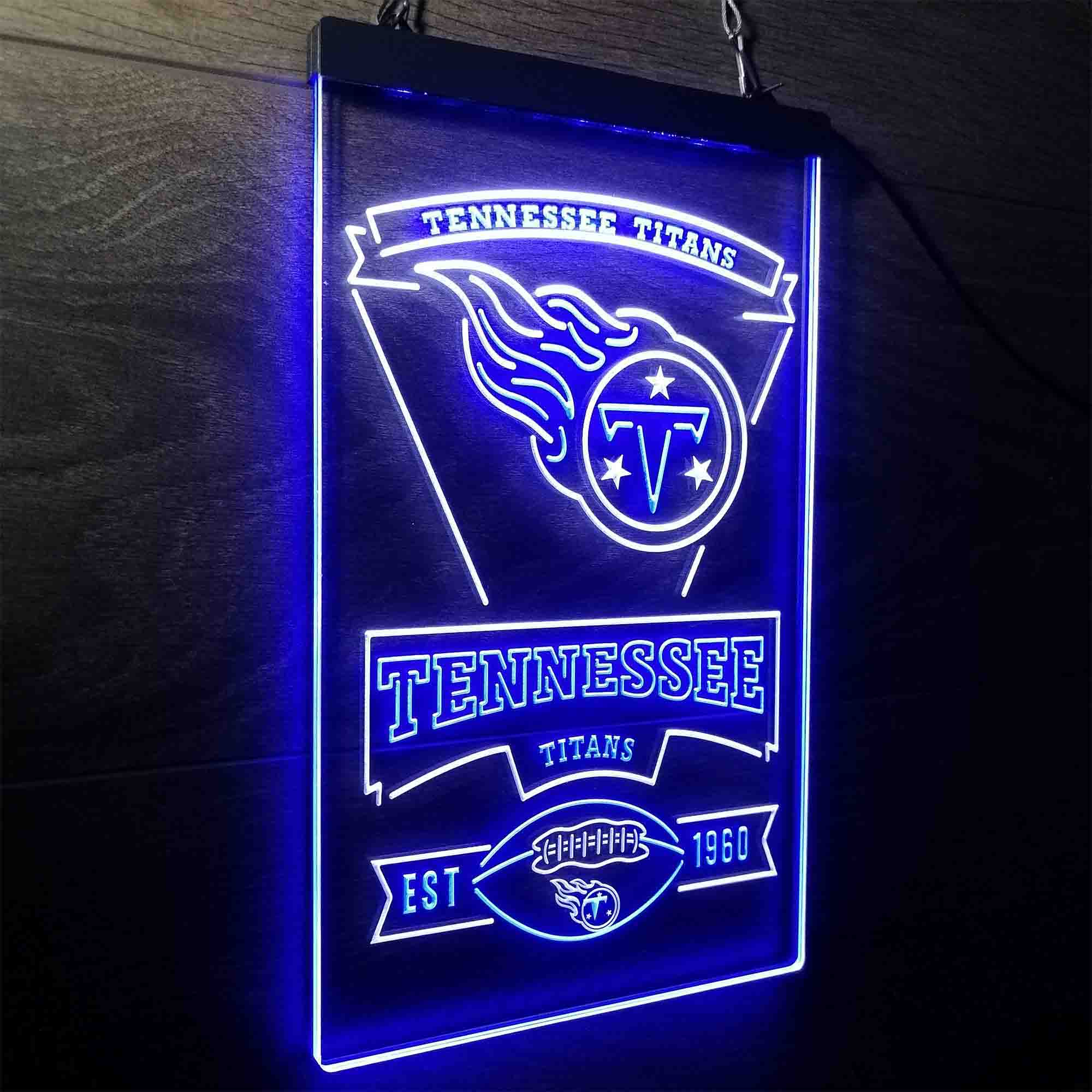 Tennessee Titans Est. 1960 Neon-Like LED Sign - Image 21