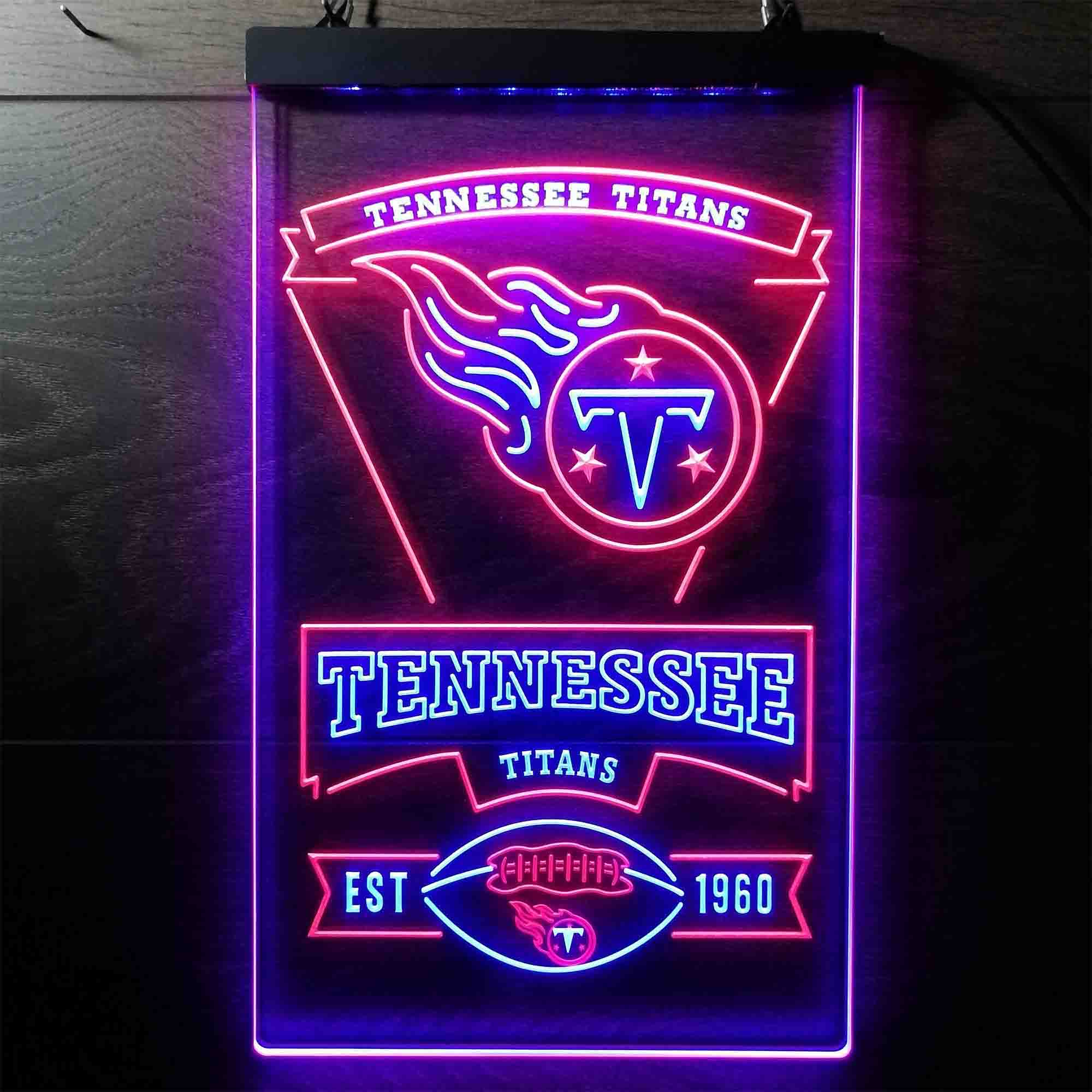 Tennessee Titans Est. 1960 Neon-Like LED Sign - Image 7