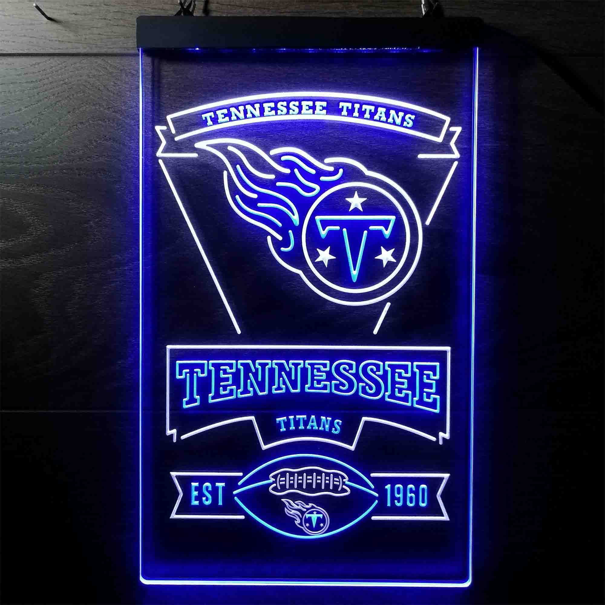 Tennessee Titans Est. 1960 Neon-Like LED Sign - Image 8