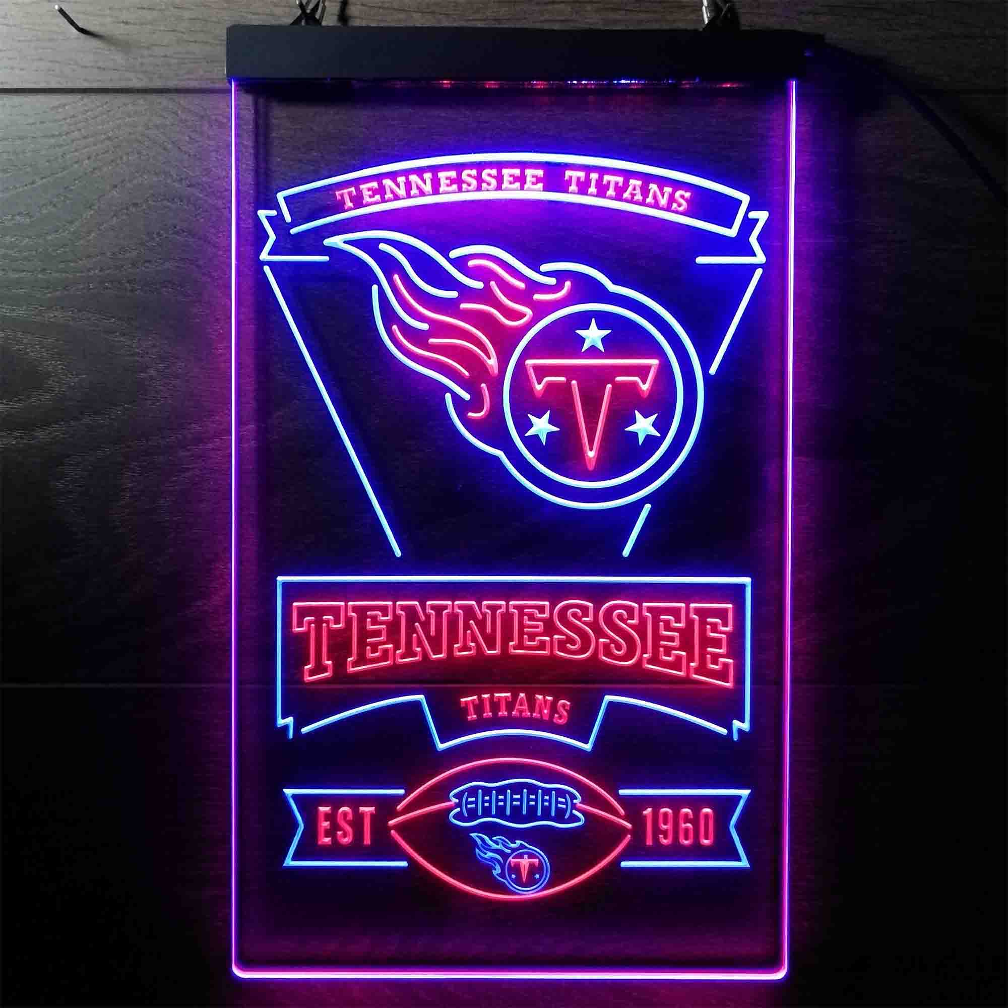 Tennessee Titans Est. 1960 Neon-Like LED Sign - Image 9