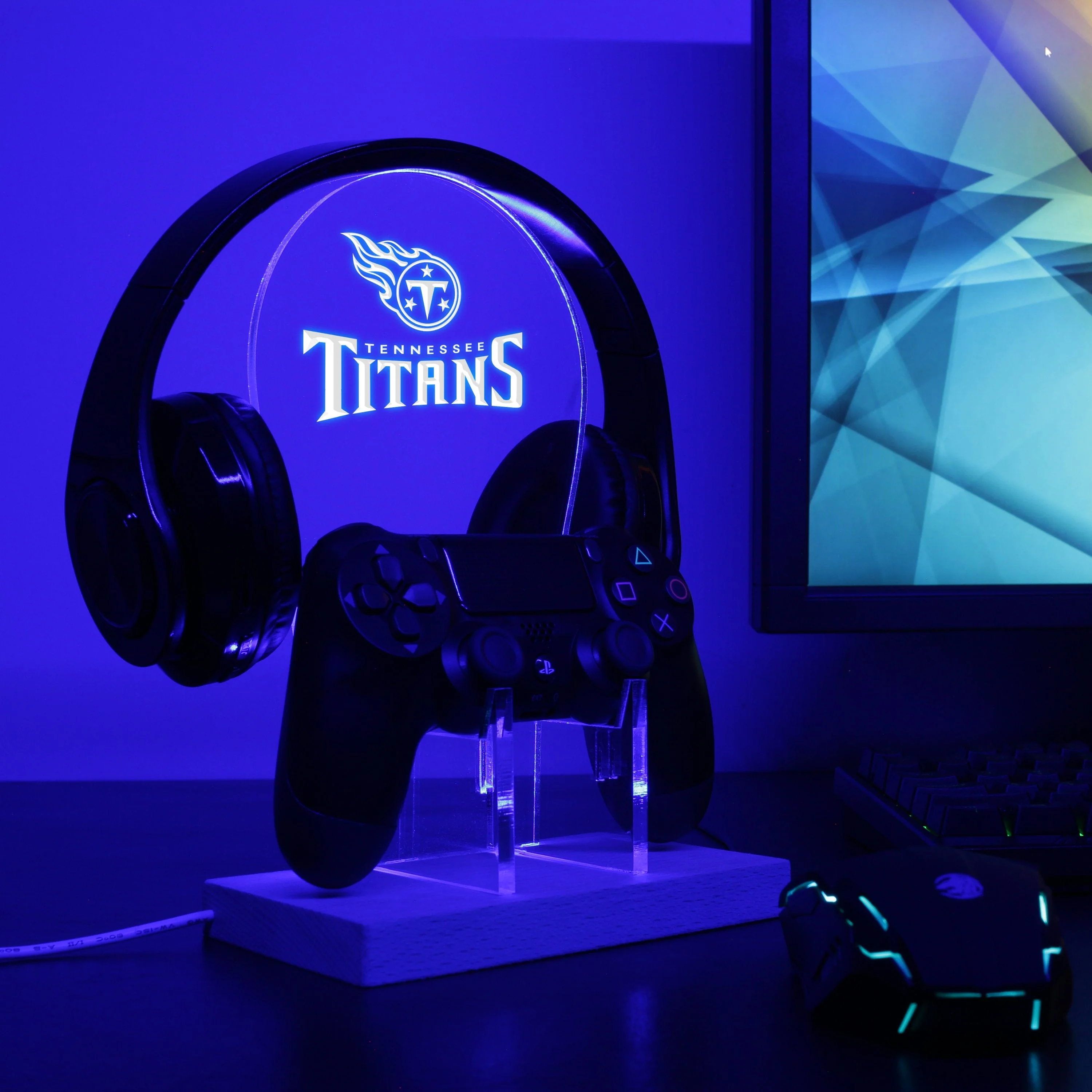 Tennessee Titans LED Gaming Headset Controller Stand - Image 2