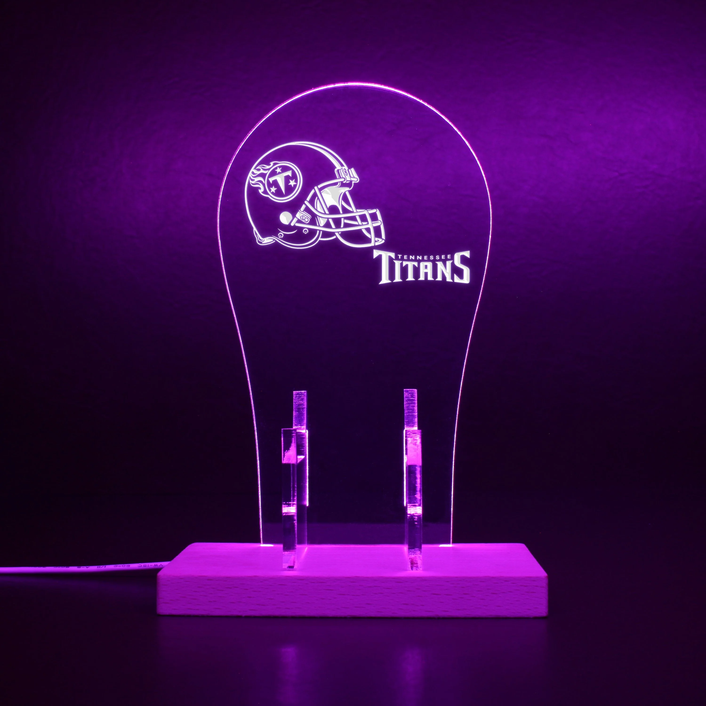 Tennessee Titans Helmet Football LED Gaming Headset Controller Stand - Image 7