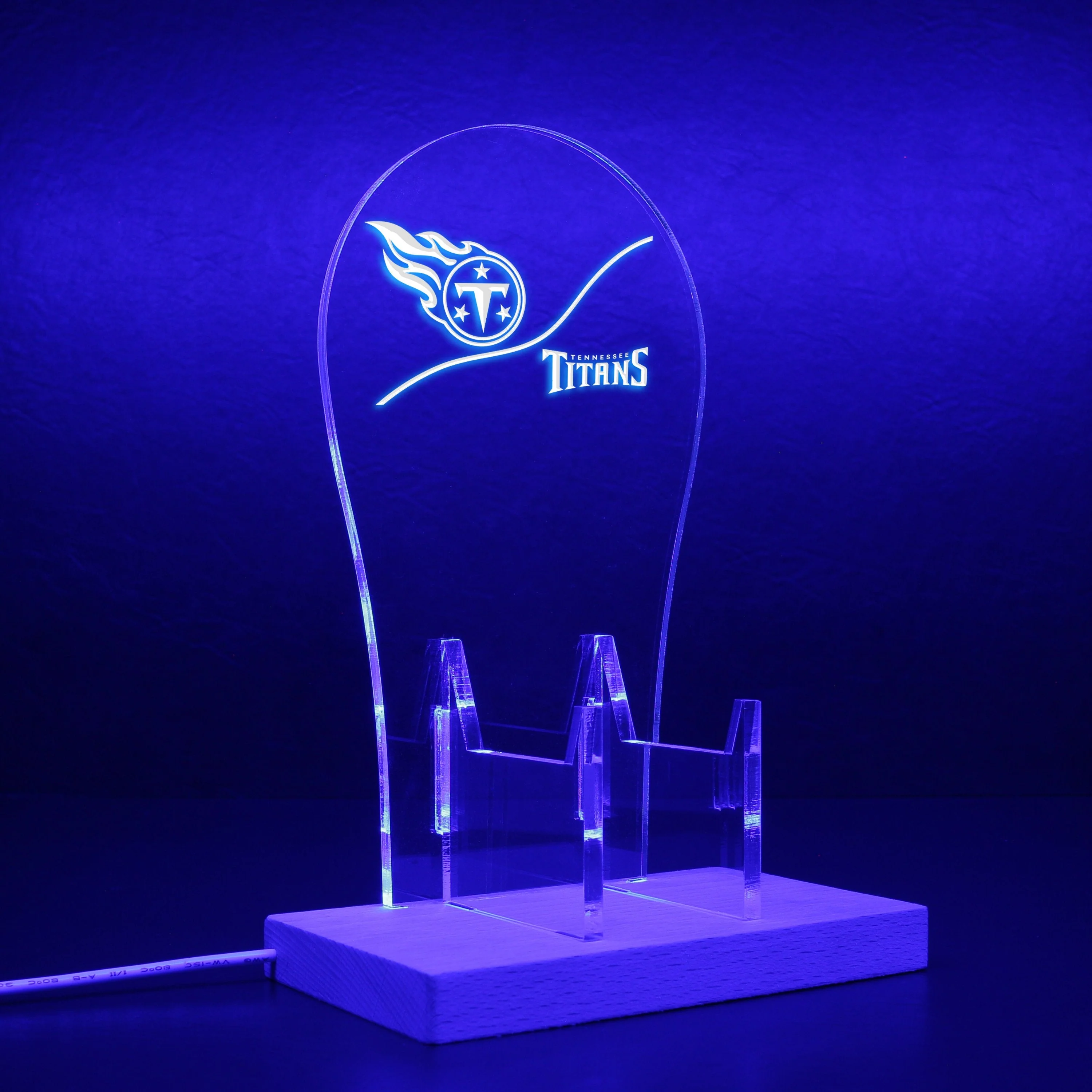 Tennessee Titans NFL LED Gaming Headset Controller Stand - Image 8
