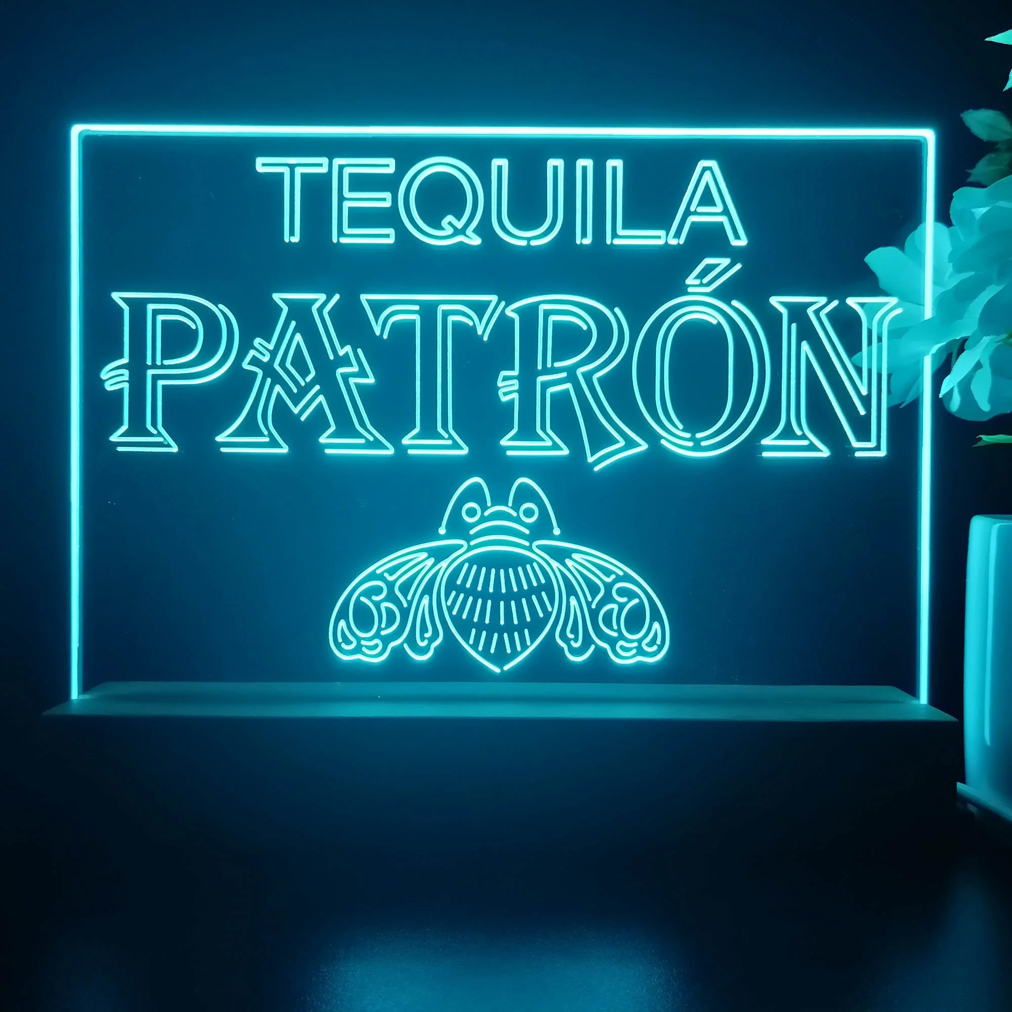 Tequila Patron Wine Neon Sign Pub Bar Lamp - Image 3