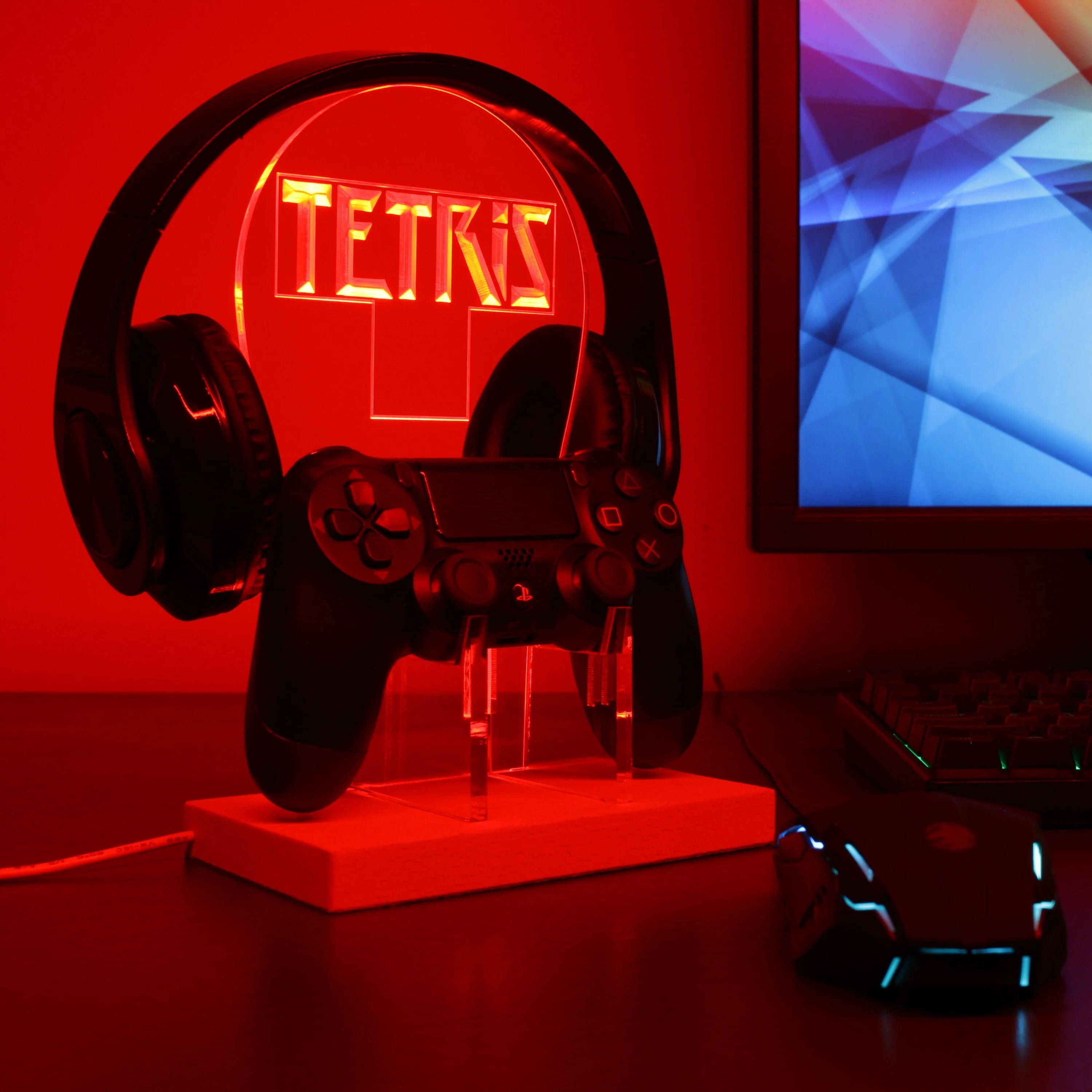 Tetris LED Gaming Headset Controller Stand - Image 3