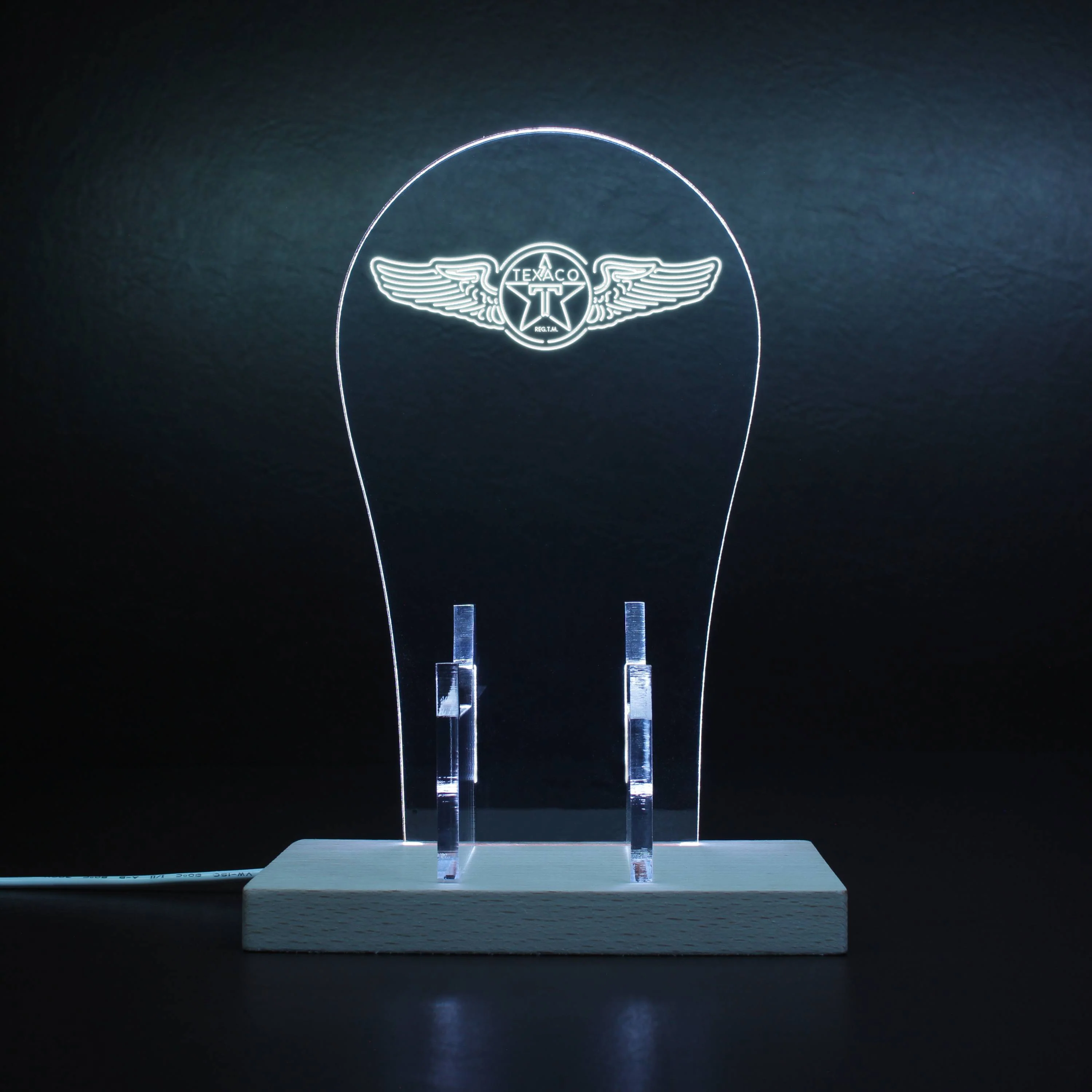 Texaco Oil Wing Star LED Gaming Headset Controller Stand - Image 5