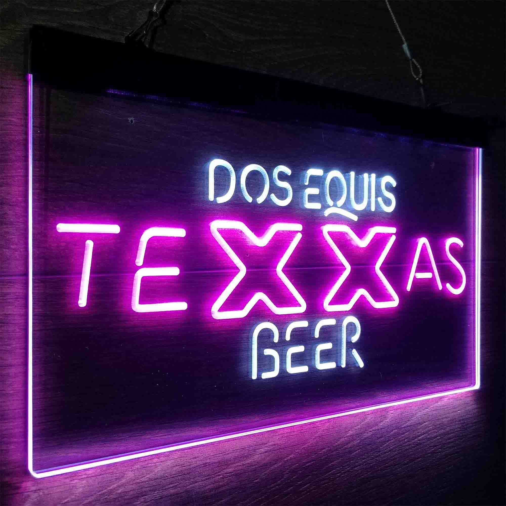 Texas Dos Equis Beer Neon-Like LED Sign - Image 23