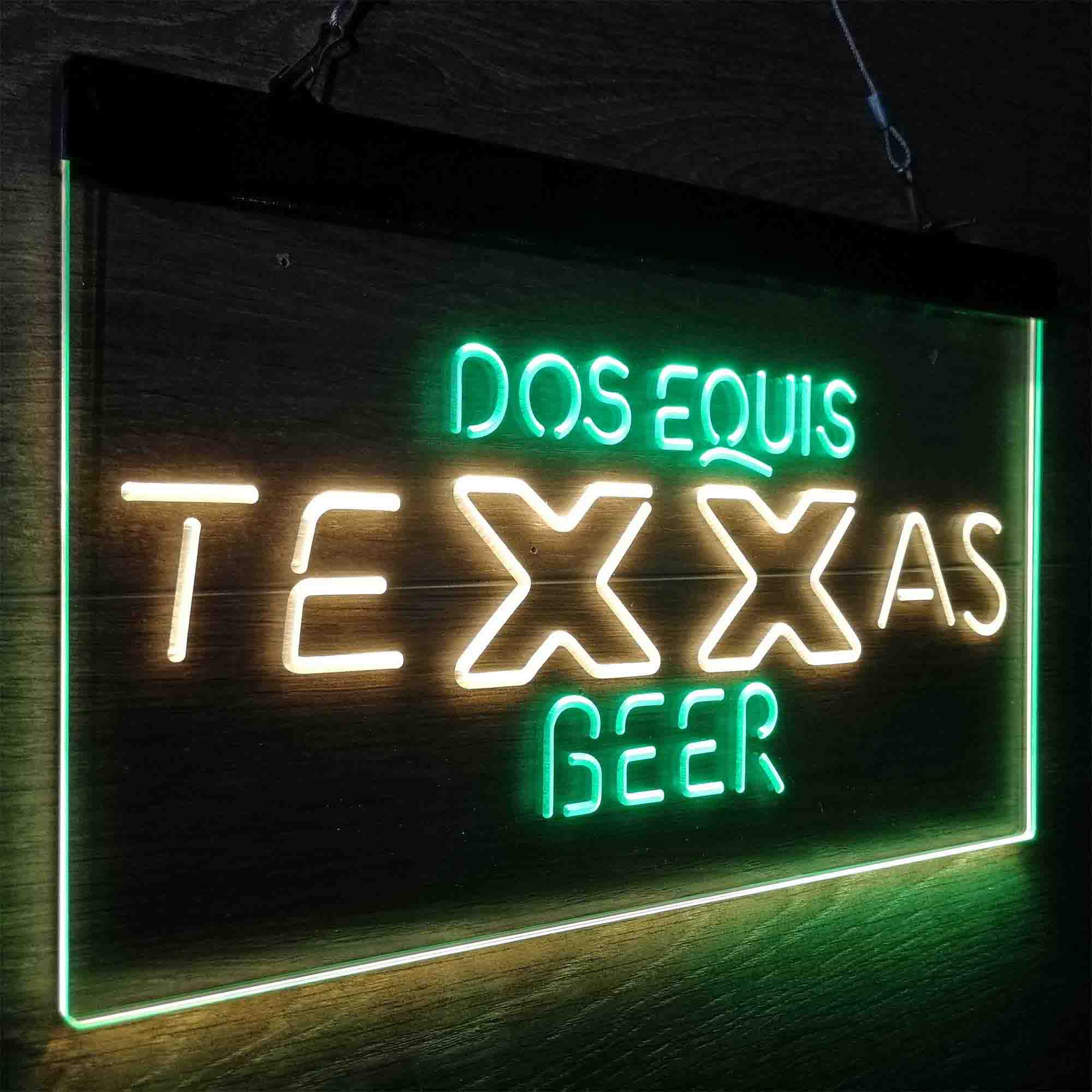 Texas Dos Equis Beer Neon-Like LED Sign - Image 26