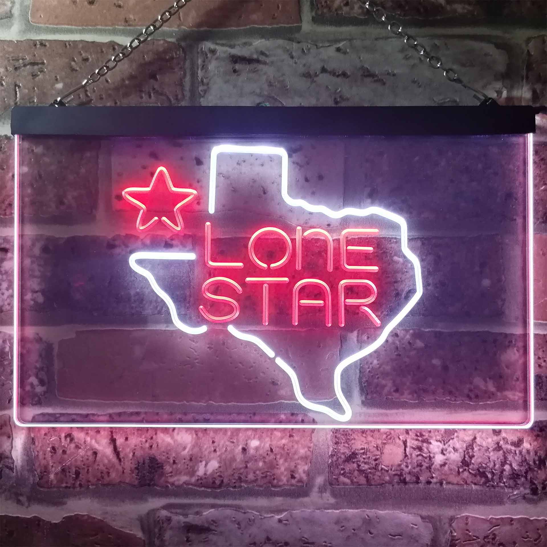 Texas Lone Star Beer Bar Home Bar Neon Light LED Sign - Image 2