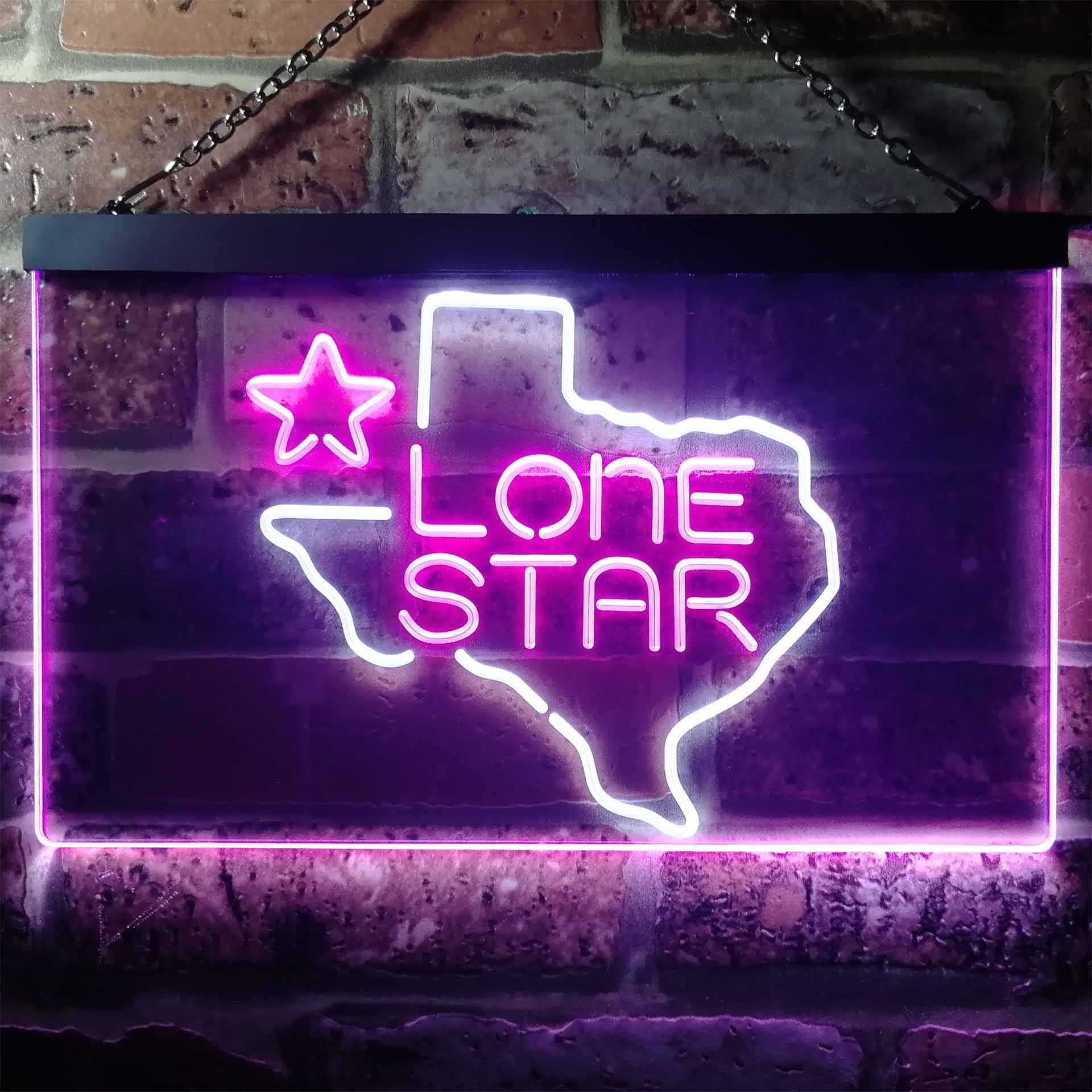 Texas Lone Star Beer Bar Home Bar Neon Light LED Sign - Image 8
