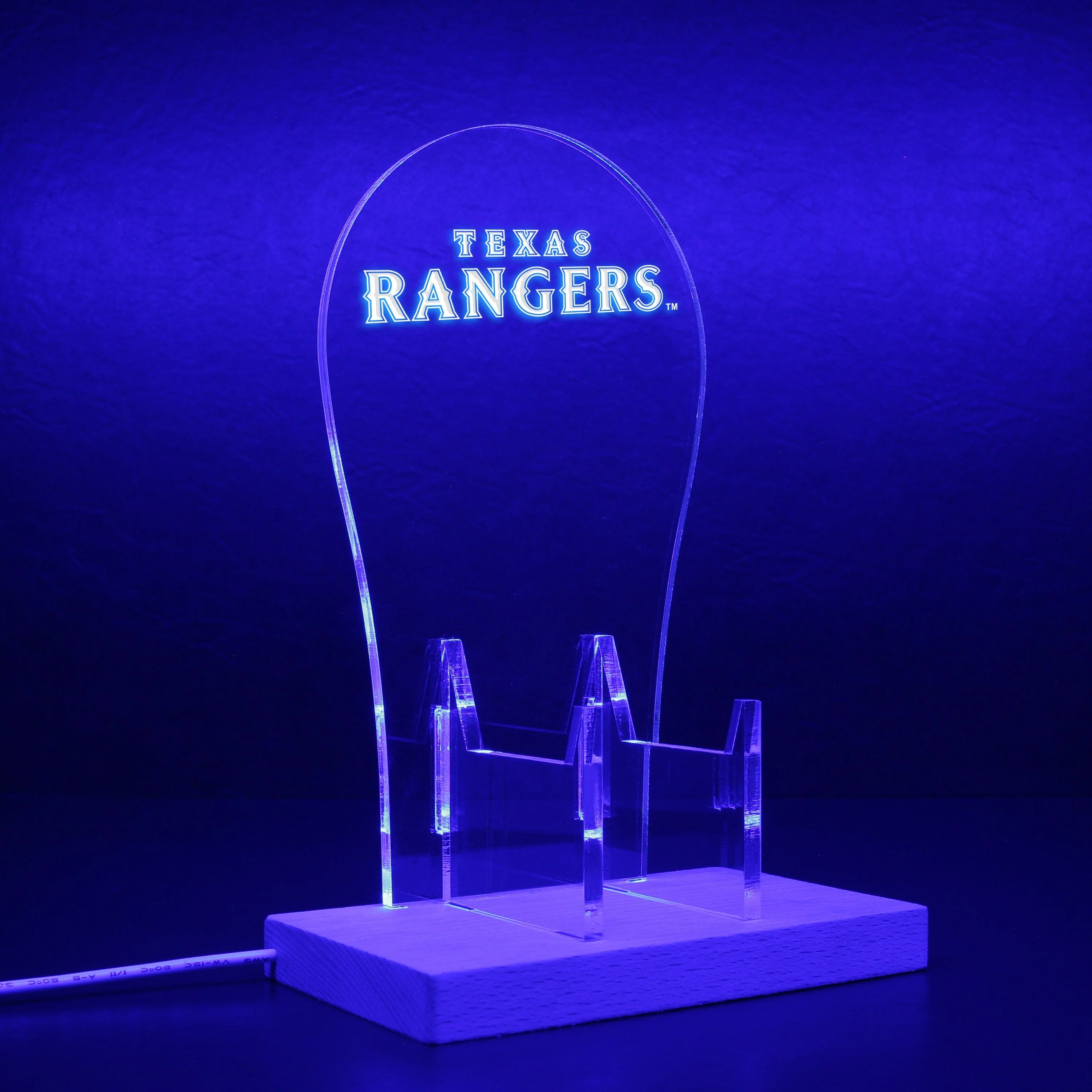 Texas Rangers LED Gaming Headset Controller Stand - Image 9