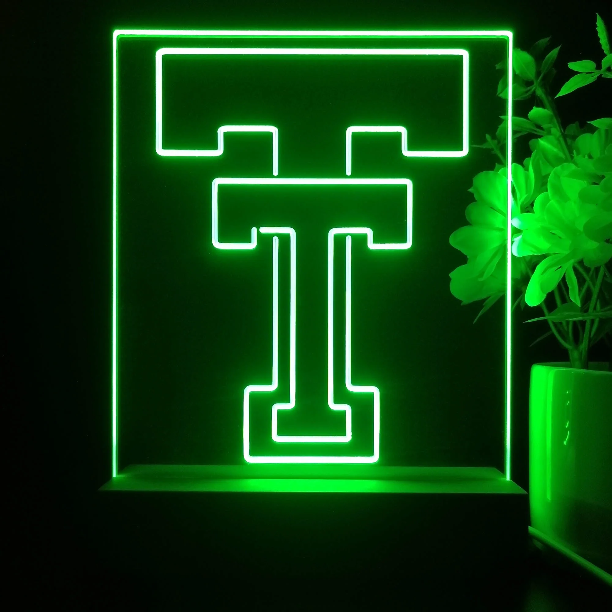 Texas Tech Red Raiders Night Light Neon Pub Bar Lamp - Image 3
