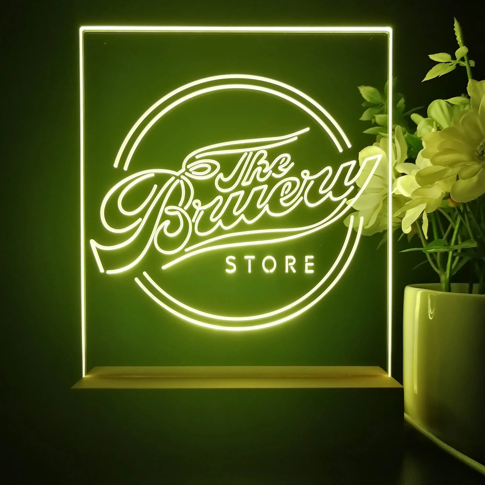 The Bruery Store D.C. Beer 3D Illusion Night Light Desk Lamp - Image 2