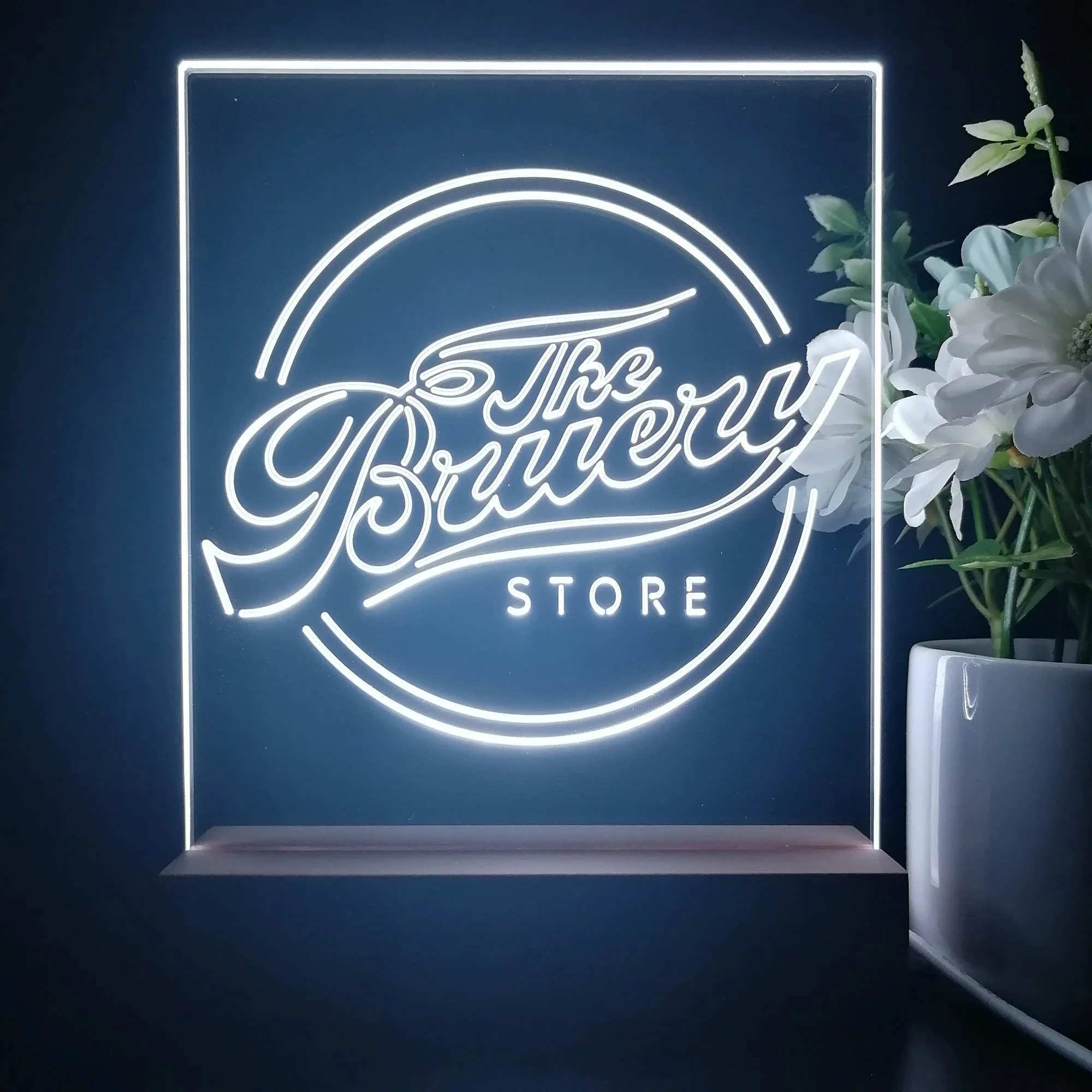 The Bruery Store D.C. Beer 3D Illusion Night Light Desk Lamp - Image 4