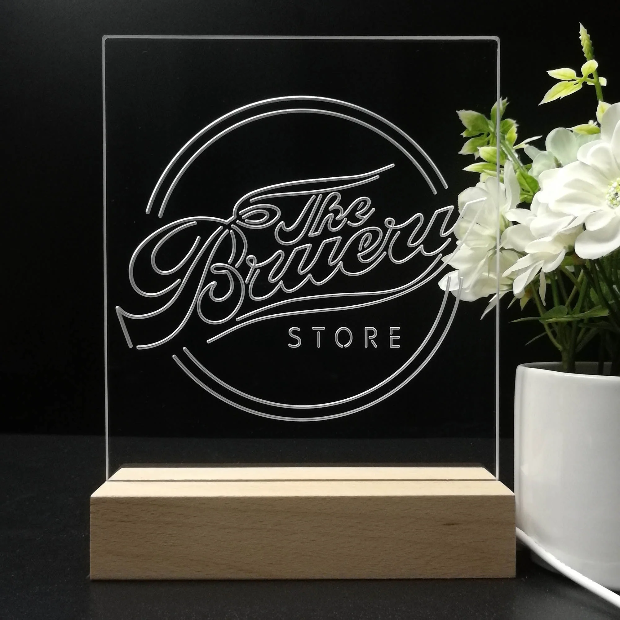 The Bruery Store D.C. Beer 3D Illusion Night Light Desk Lamp - Image 8
