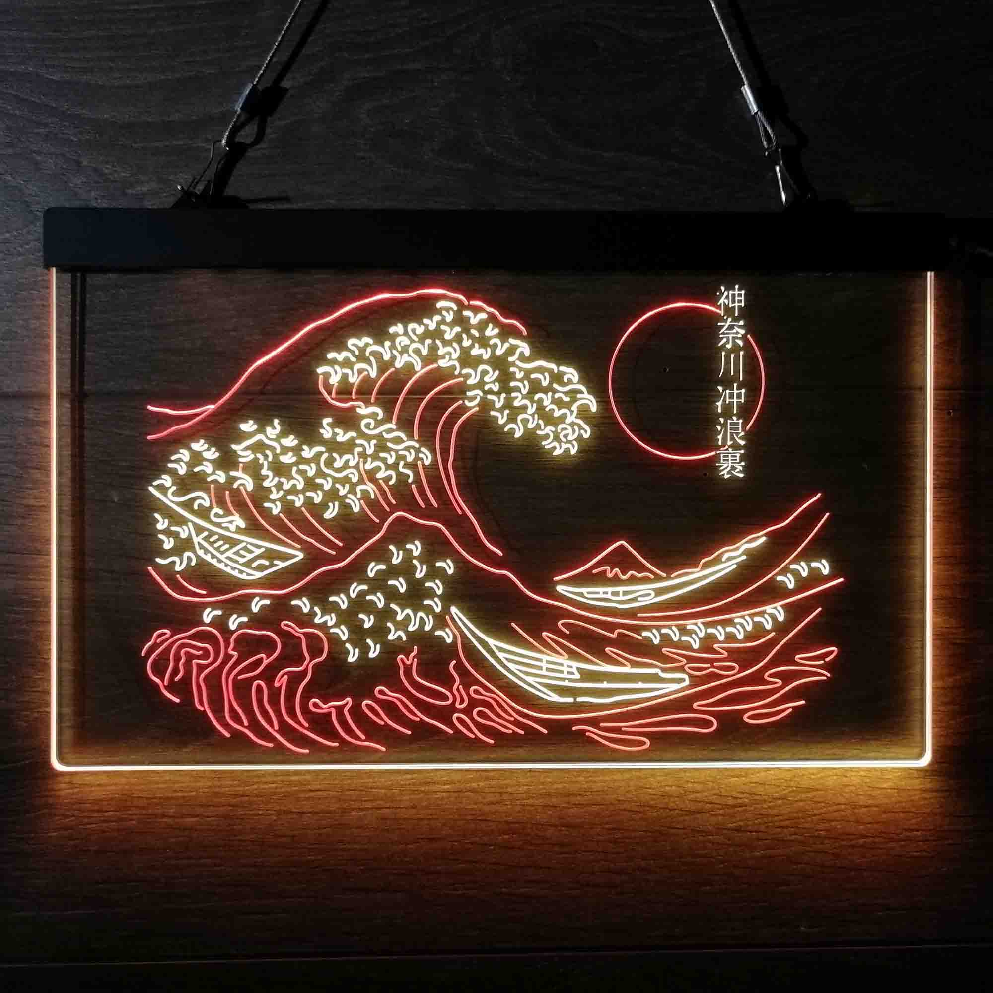 The Great Wave Off Kanagawa Japan Neon LED Sign - Image 12