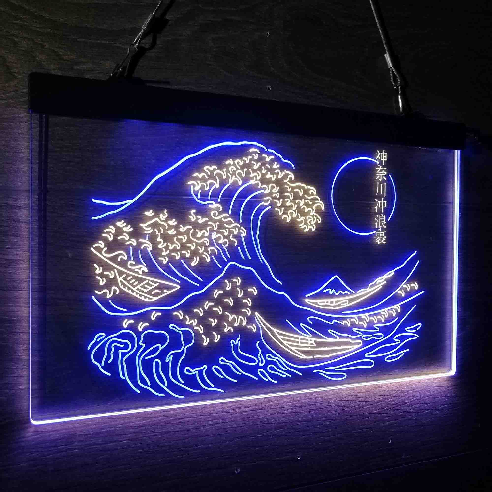 The Great Wave Off Kanagawa Japan Neon LED Sign - Image 5