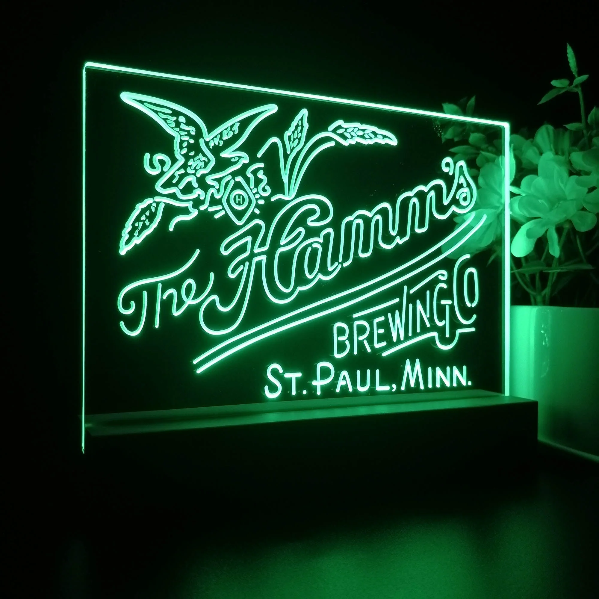 The Hamm's Brewing Company Neon Sign Pub Bar Lamp - Image 6
