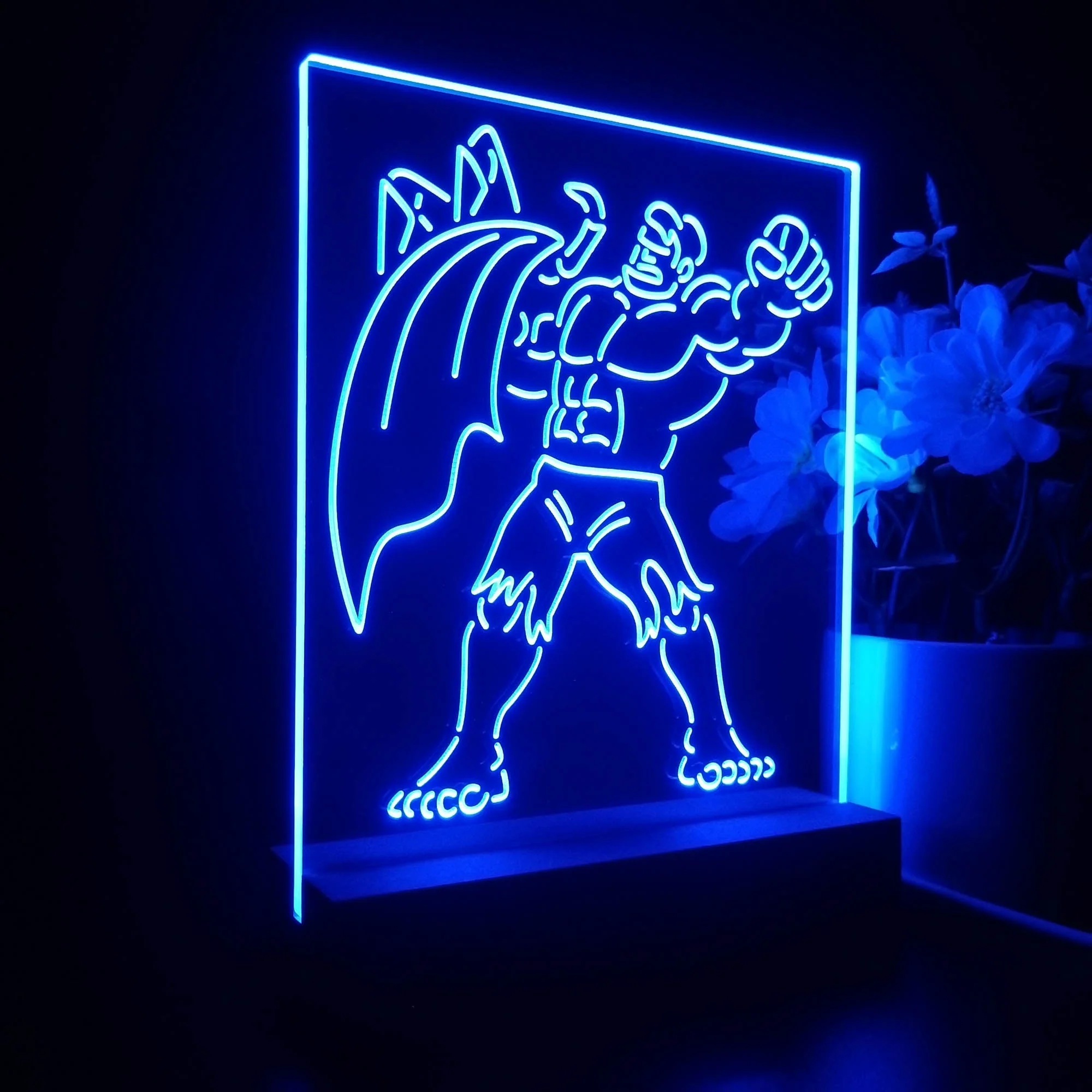 The Incredible Hulk 3D Illusion Night Light Desk Lamp - Image 7
