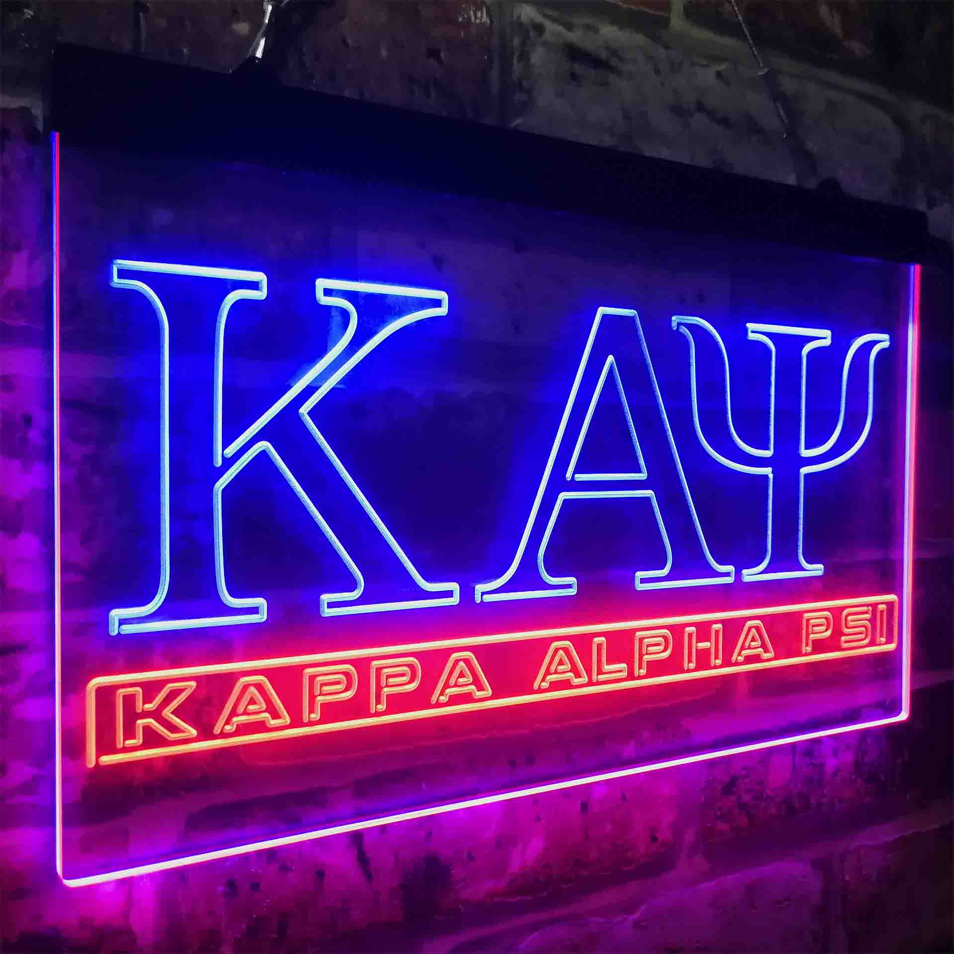 Kappa Alpha Psi Fraternity Greek Letter Organization Neon-Like LED Sign - Image 17