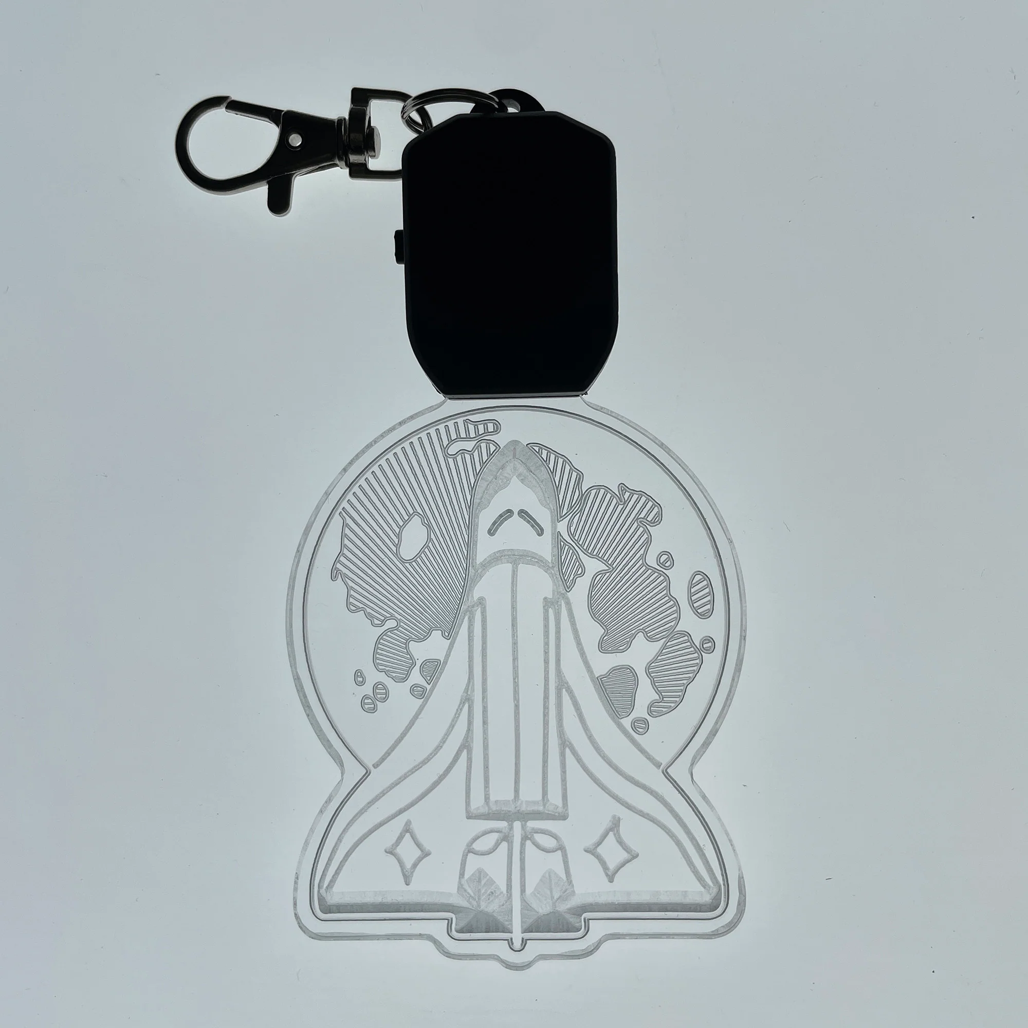 The Last of Us Spaceship LED Light Acrylic Keychain , Christmas Tree Ornament - Image 7