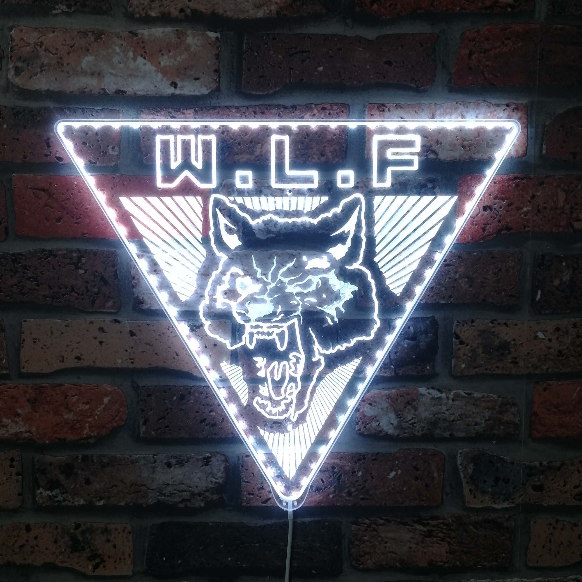 The Last of Us W.L.F Wolf Neon LED Sign with Dynamic RGB Colors - Image 5