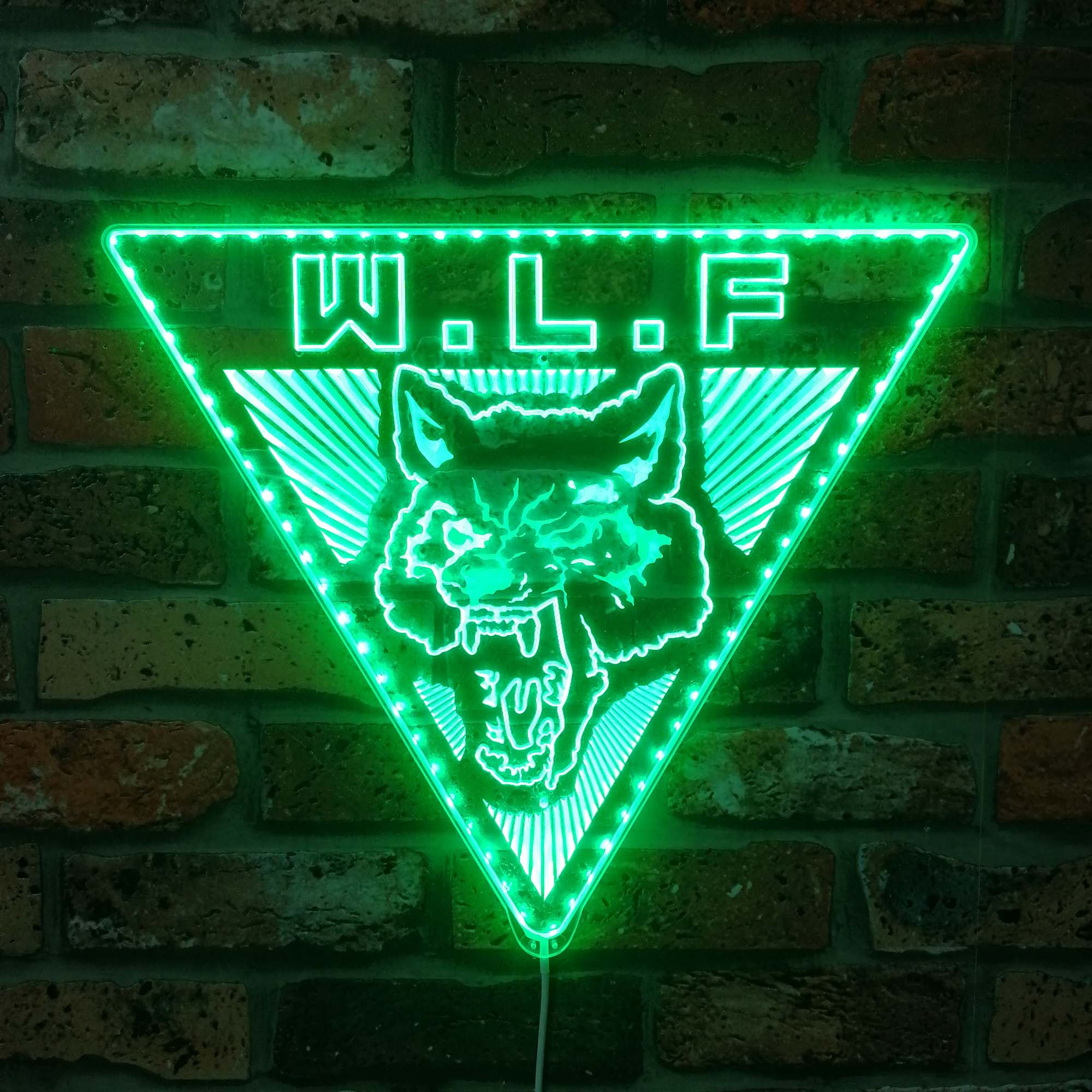 The Last of Us W.L.F Wolf Neon LED Sign with Dynamic RGB Colors - Image 6