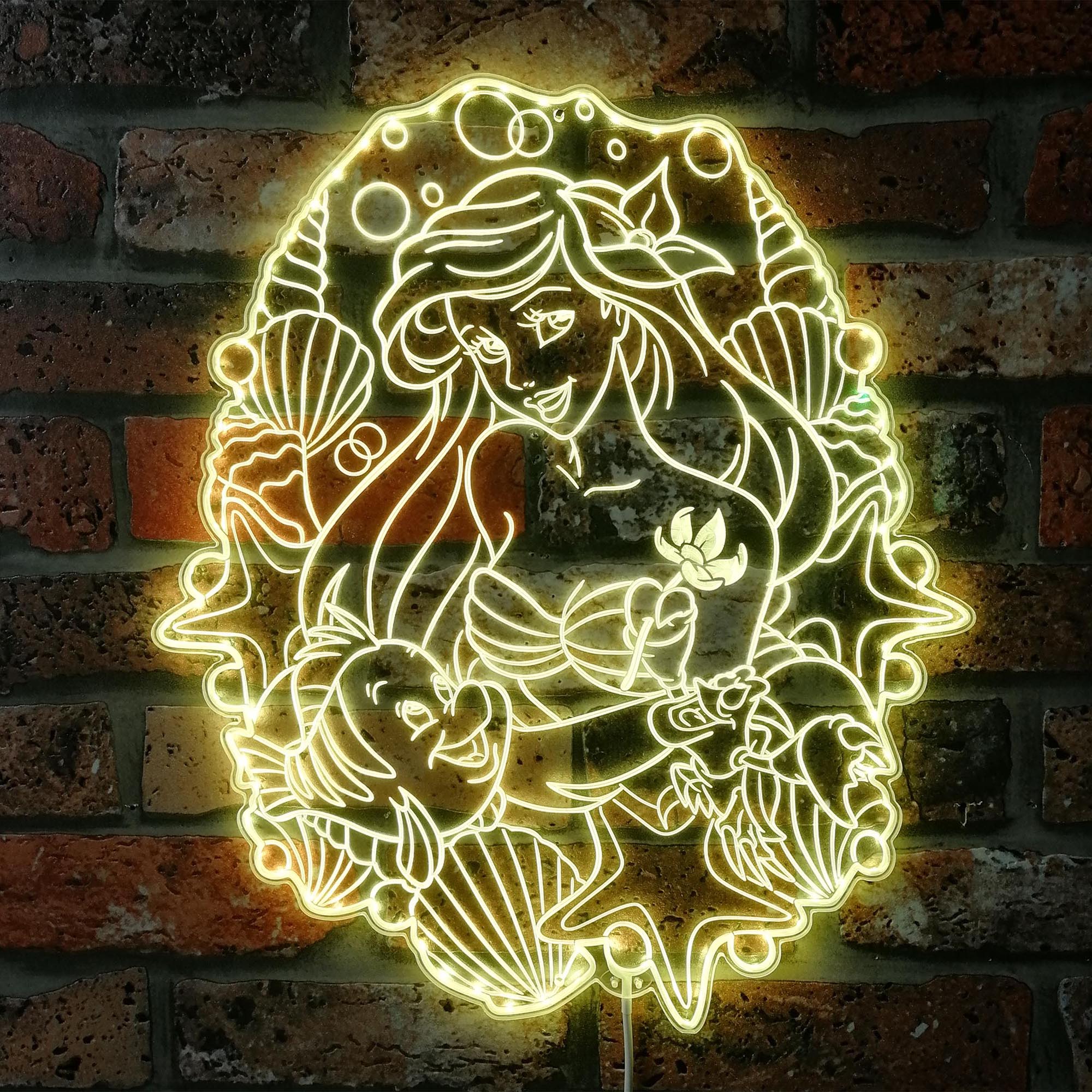 The Little Mermaid Neon LED Sign with Dynamic RGB Colors - Image 7