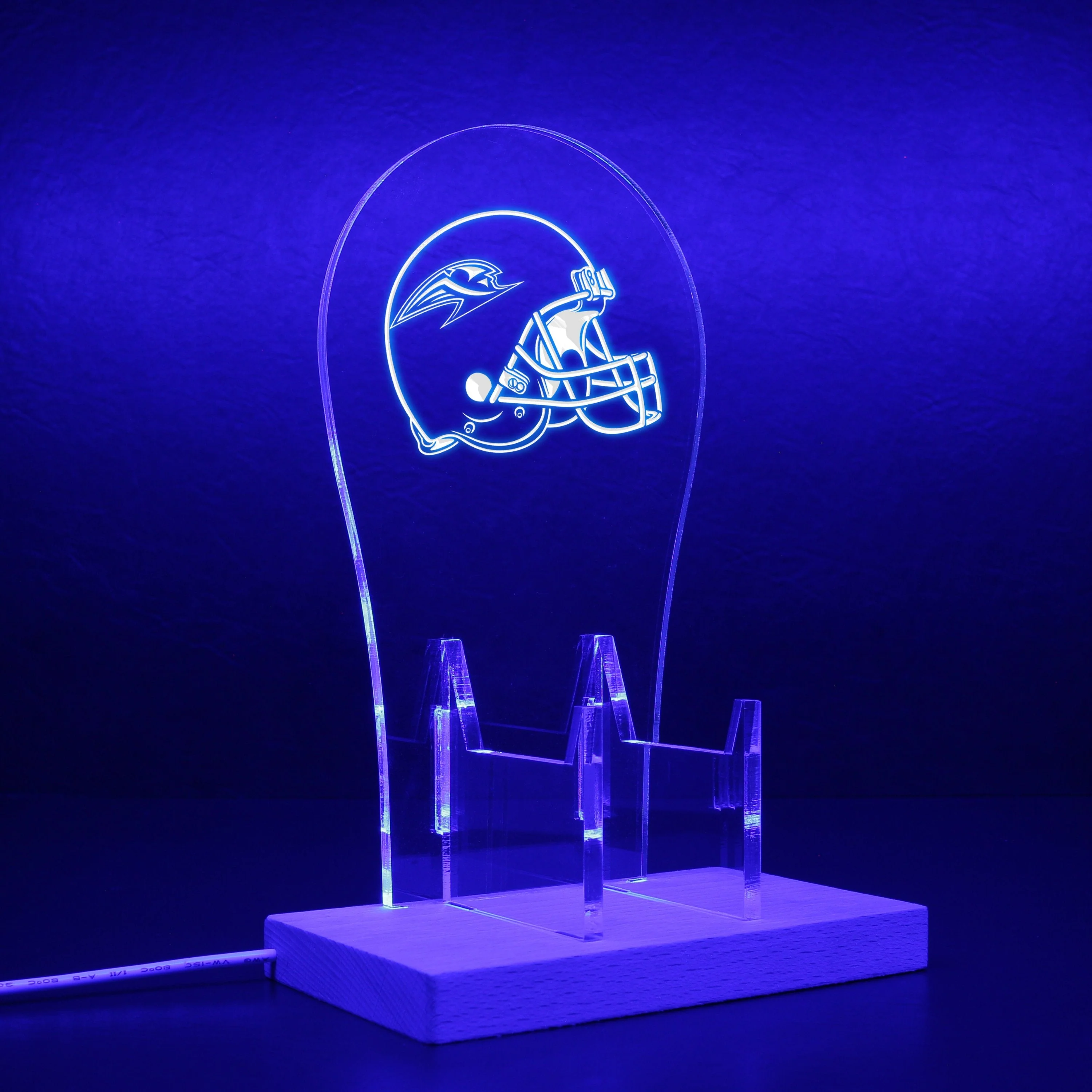The Los Angeles Avengers Helmet LED Gaming Headset Controller Stand - Image 8