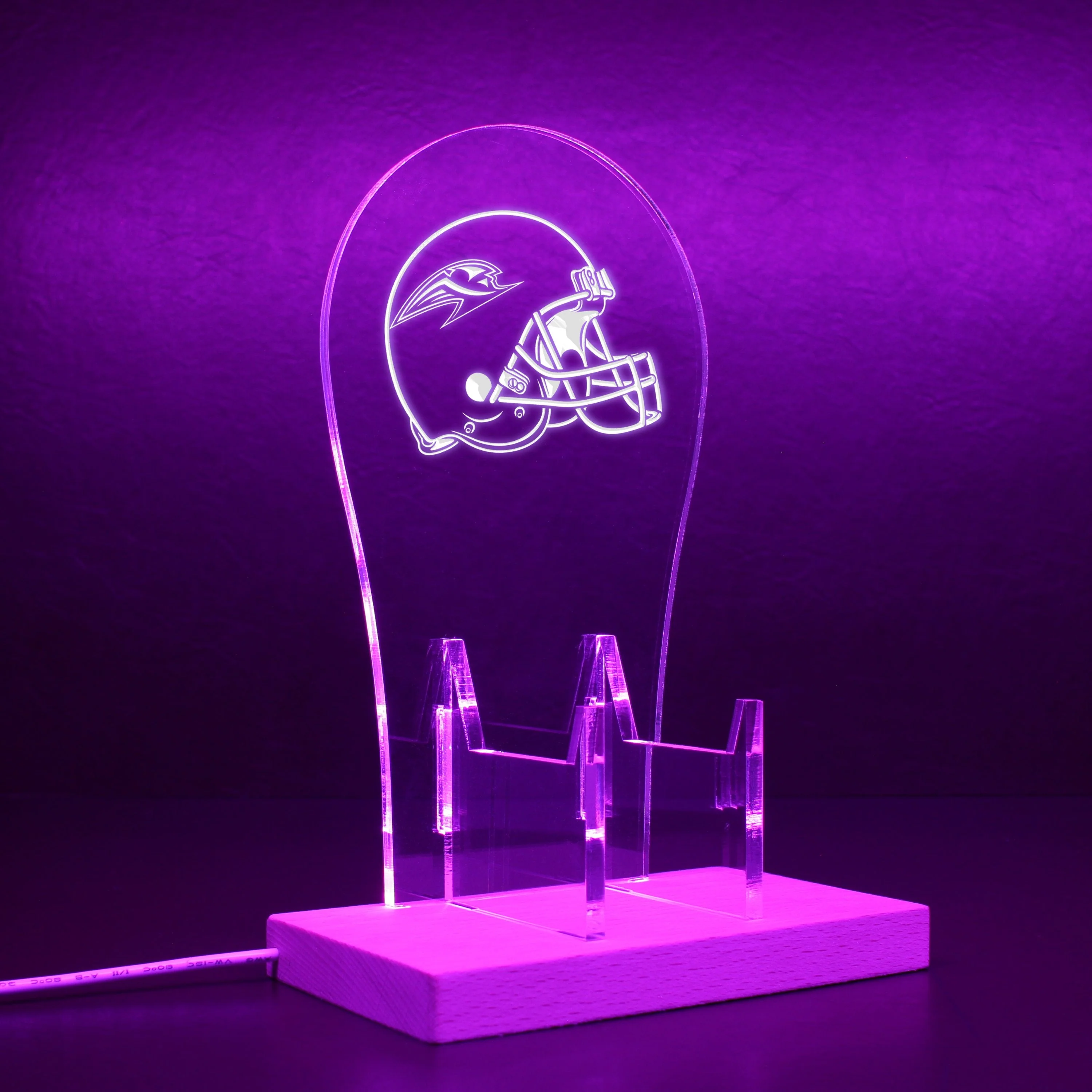 The Los Angeles Avengers Helmet LED Gaming Headset Controller Stand - Image 9