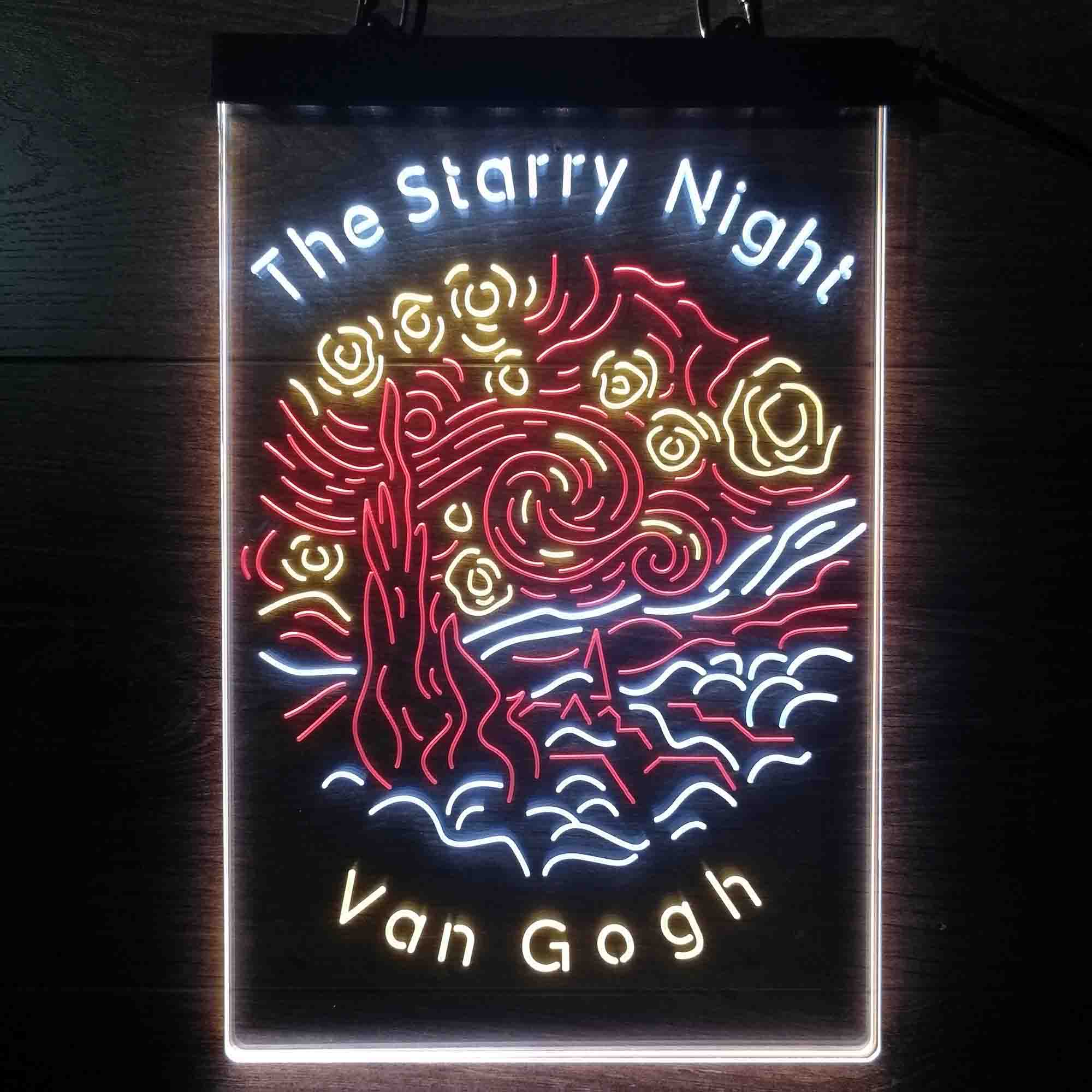 The Starry Night Van Gogh Neon LED Sign 3 Colors - Image 13