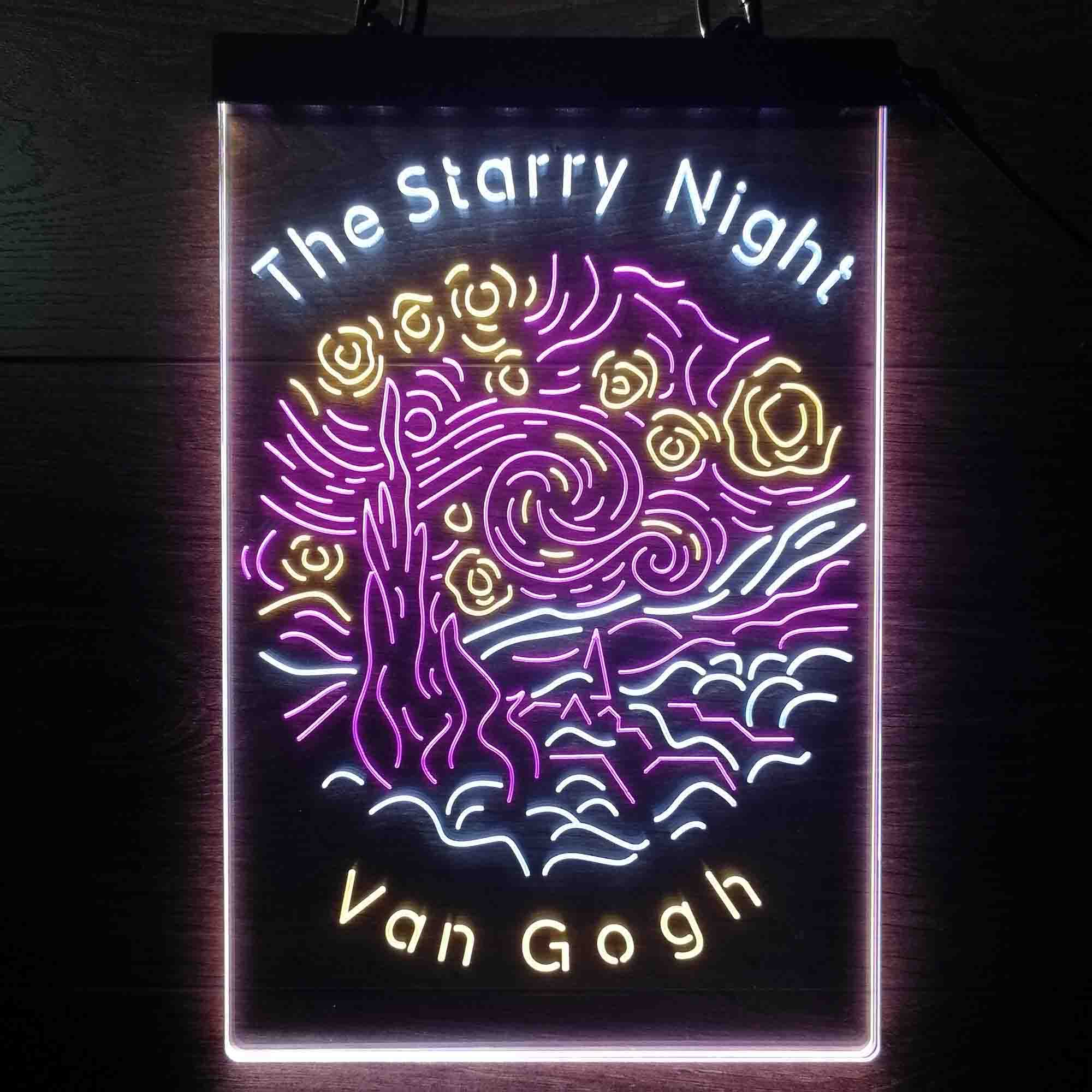 The Starry Night Van Gogh Neon LED Sign 3 Colors - Image 5