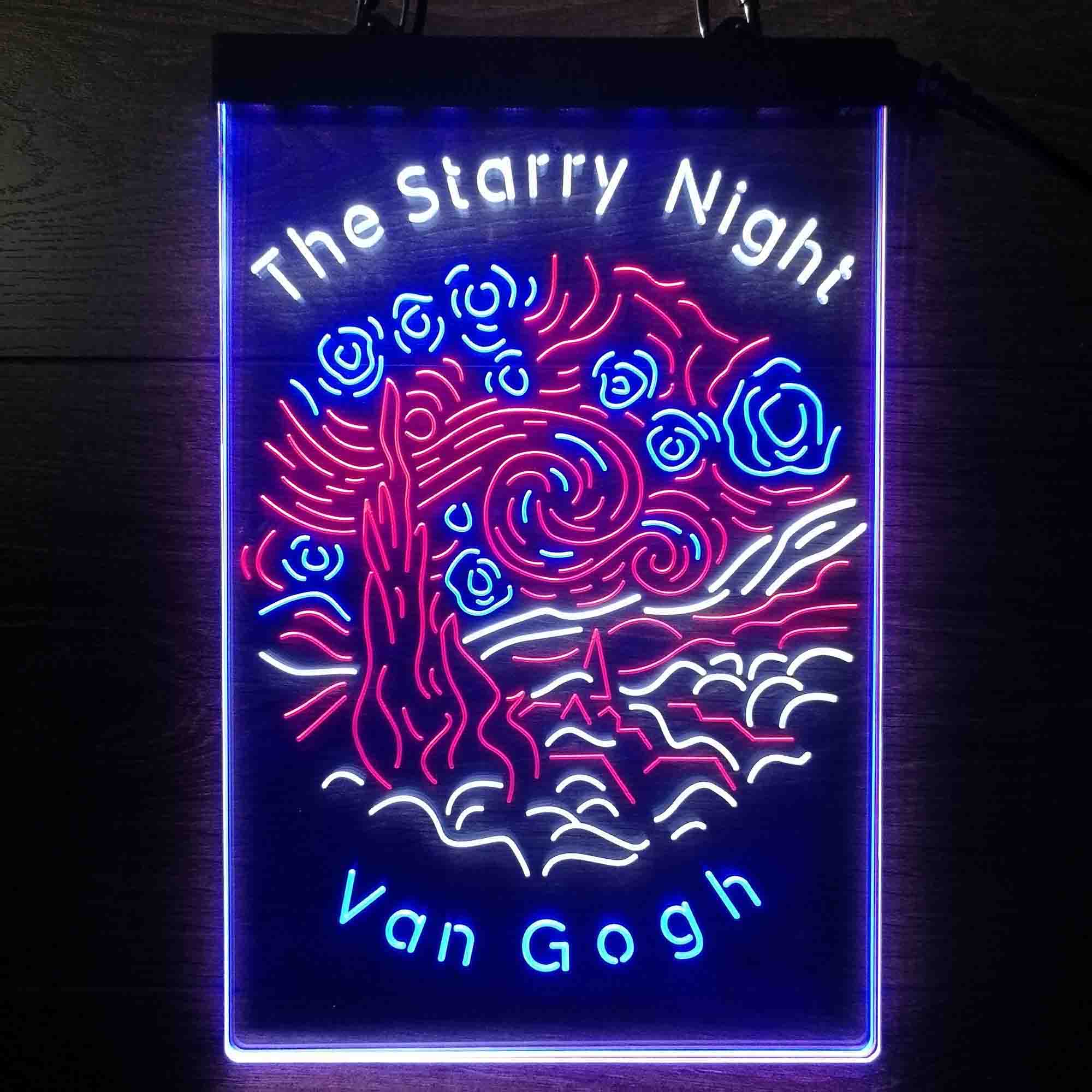 The Starry Night Van Gogh Neon LED Sign 3 Colors - Image 9