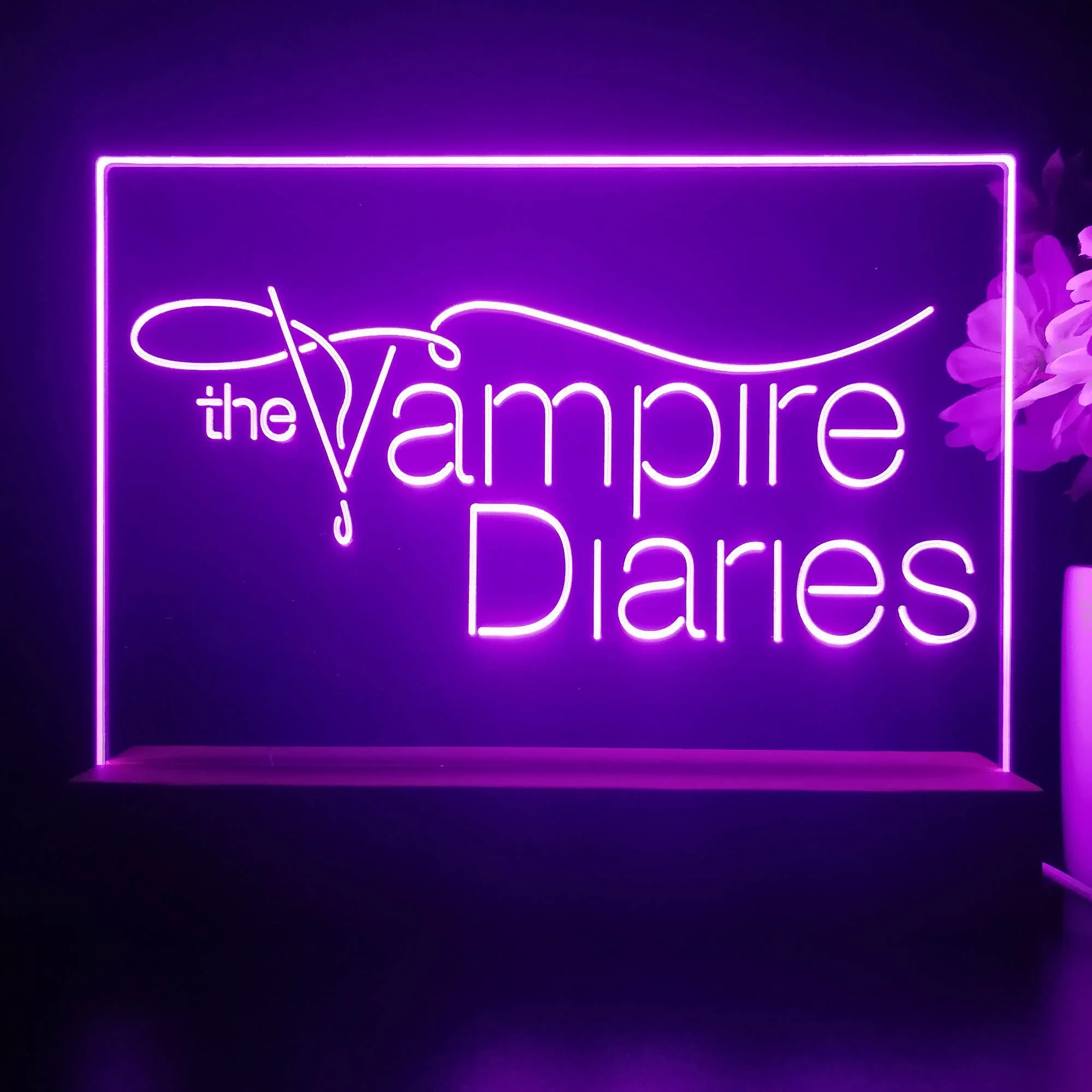 The Vampires Diaries 3D Illusion Night Light Desk Lamp - Image 3