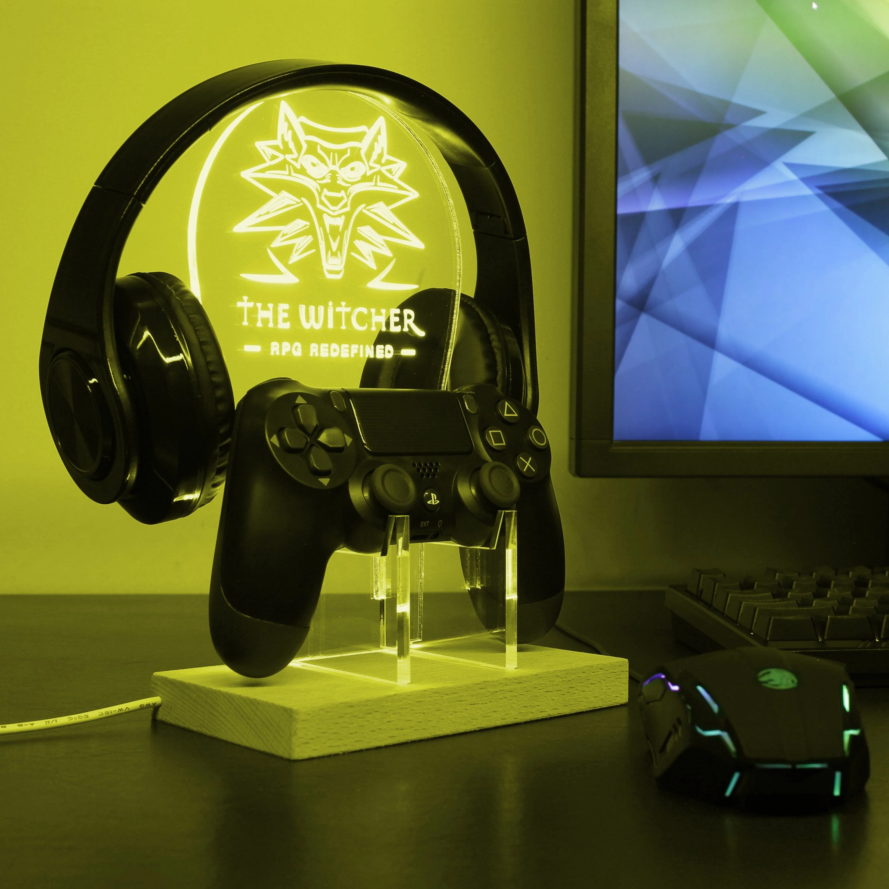 The Witcher 3 Game LED Gaming Headset Controller Stand - Image 4