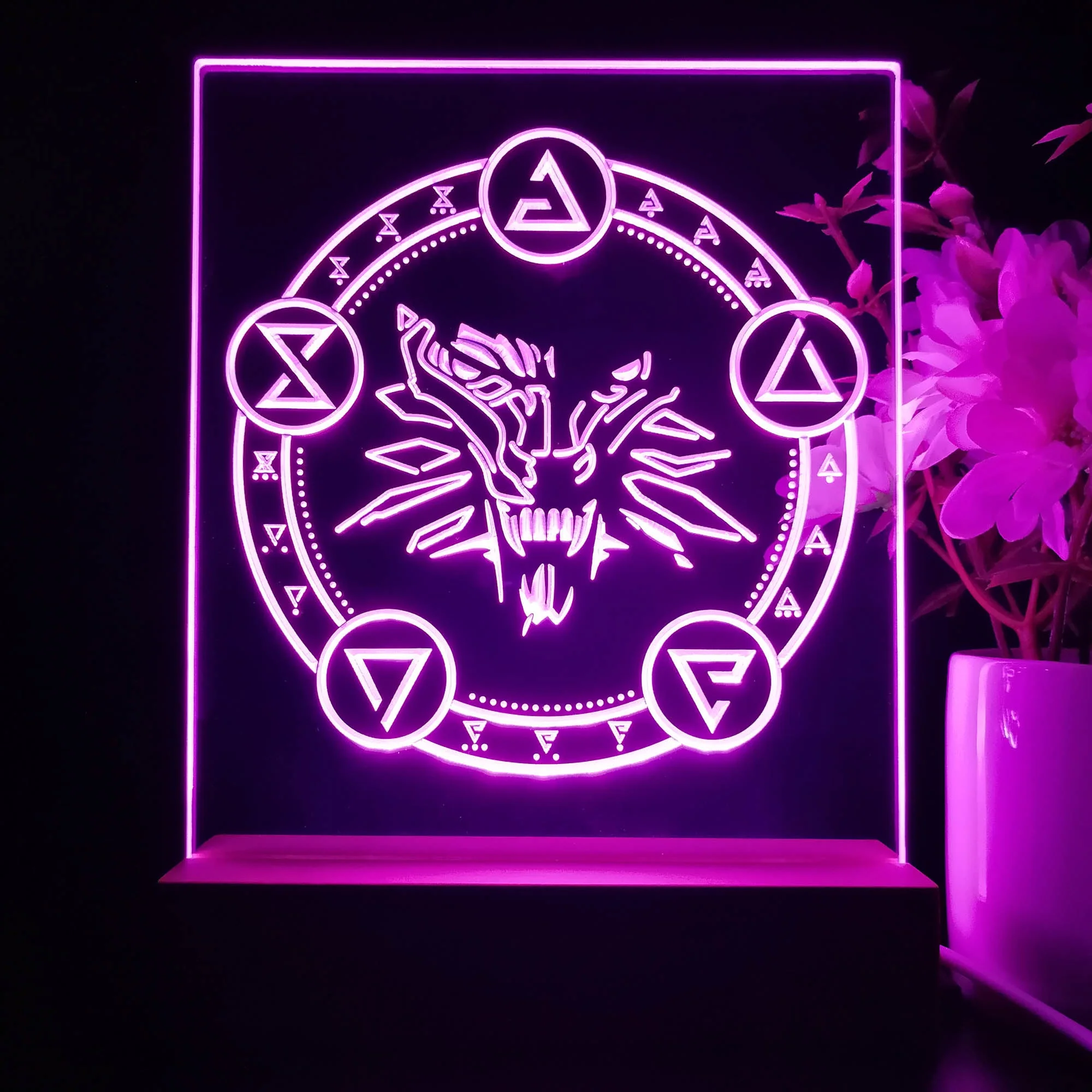 The Witcher Game Room LED Sign Lamp Display