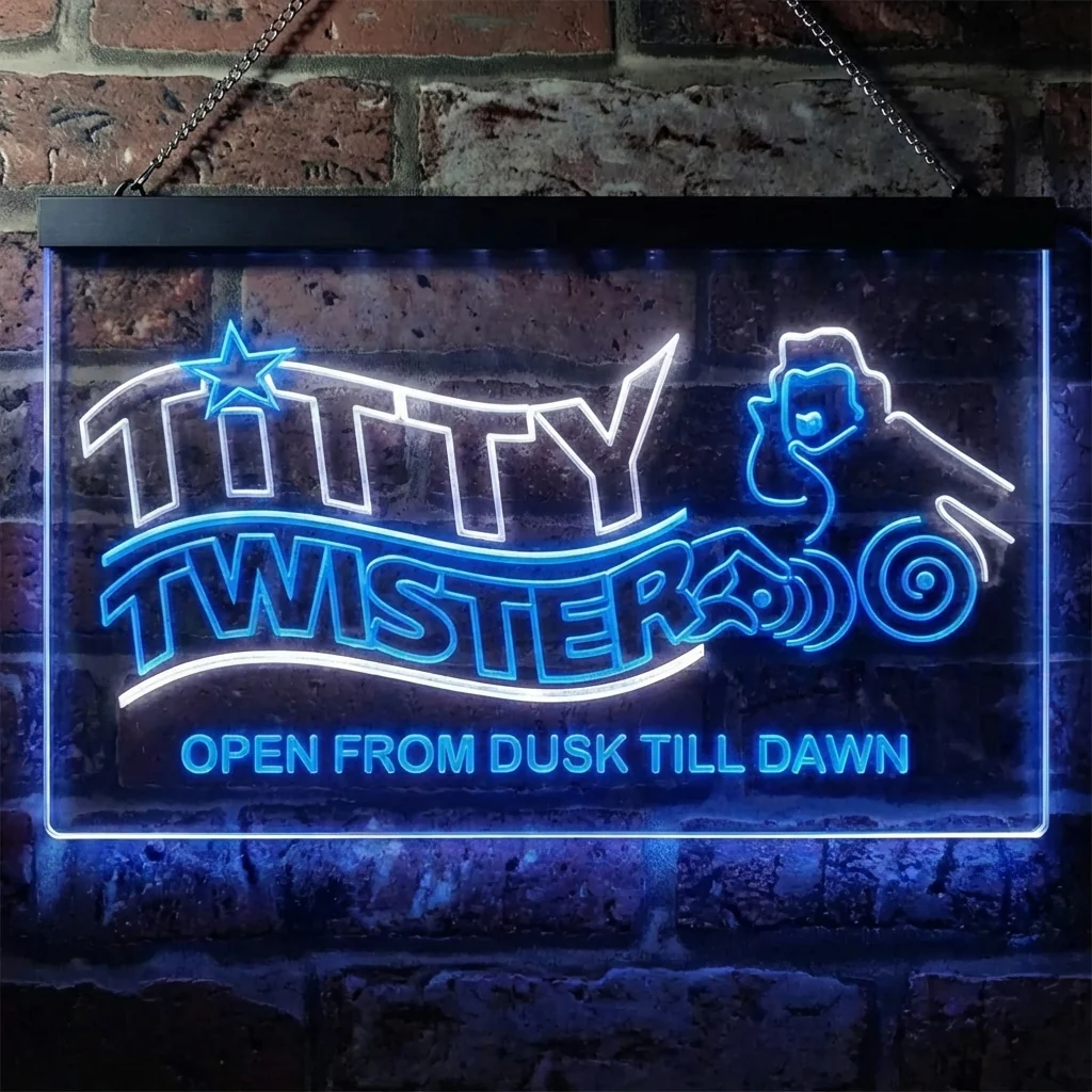 Titty Twister FROM DUSK TILL DAWN Neon LED Sign - Image 10